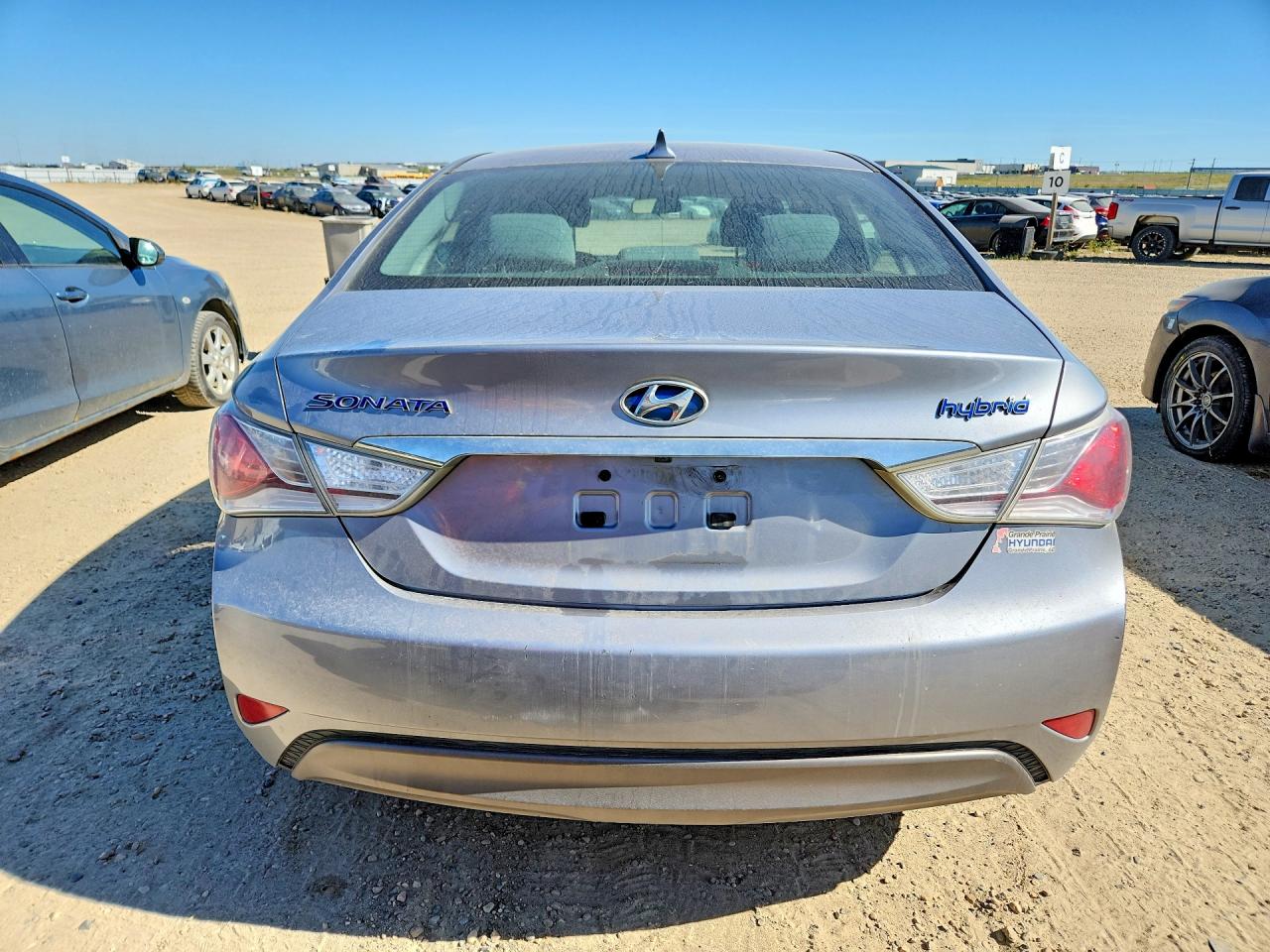 2014 Hyundai Sonata Hybrid Silver vin: KMHEC4A42EA118358
