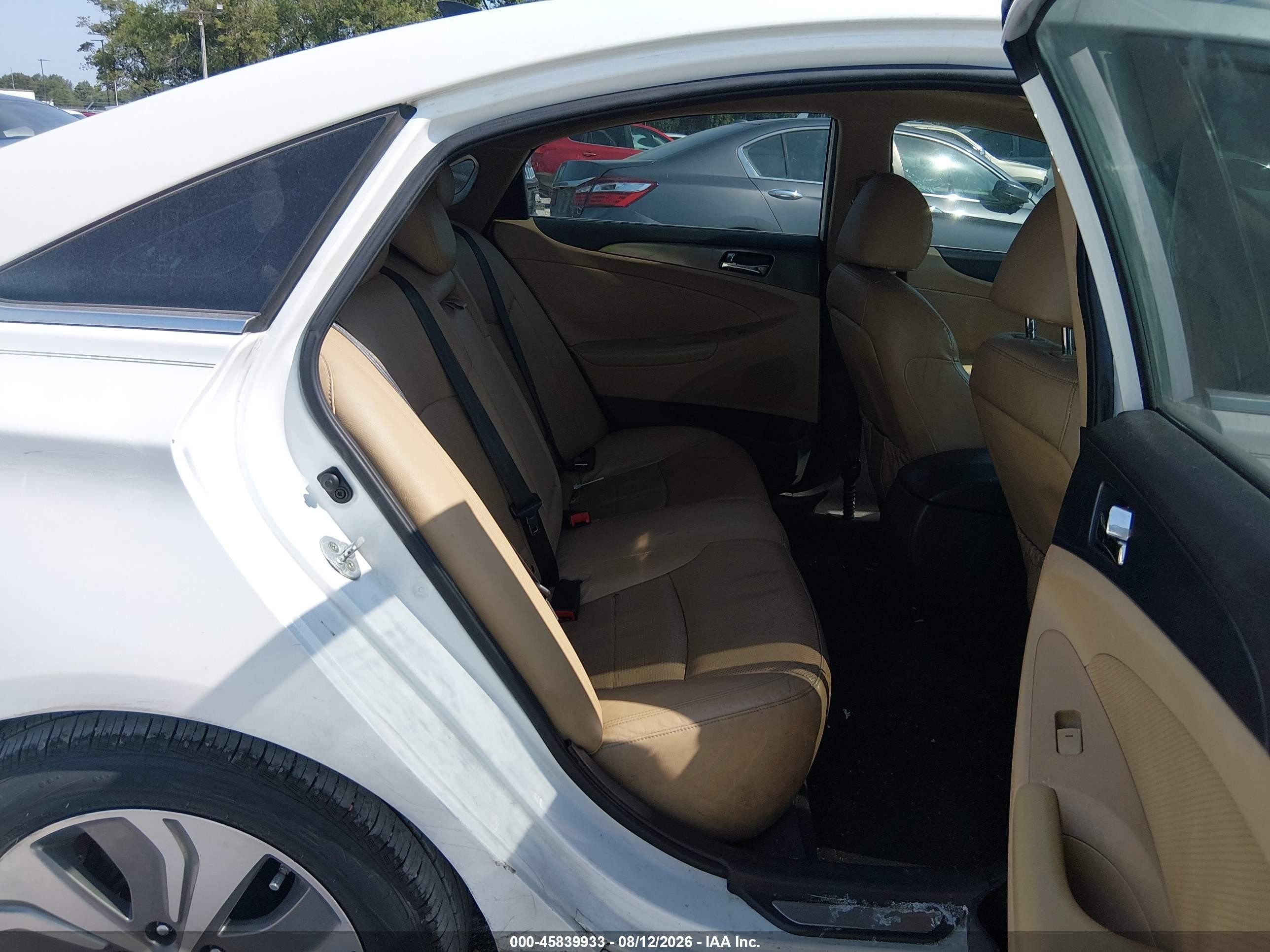 2015 Hyundai Sonata Hybrid Limited White vin: KMHEC4A42FA124713