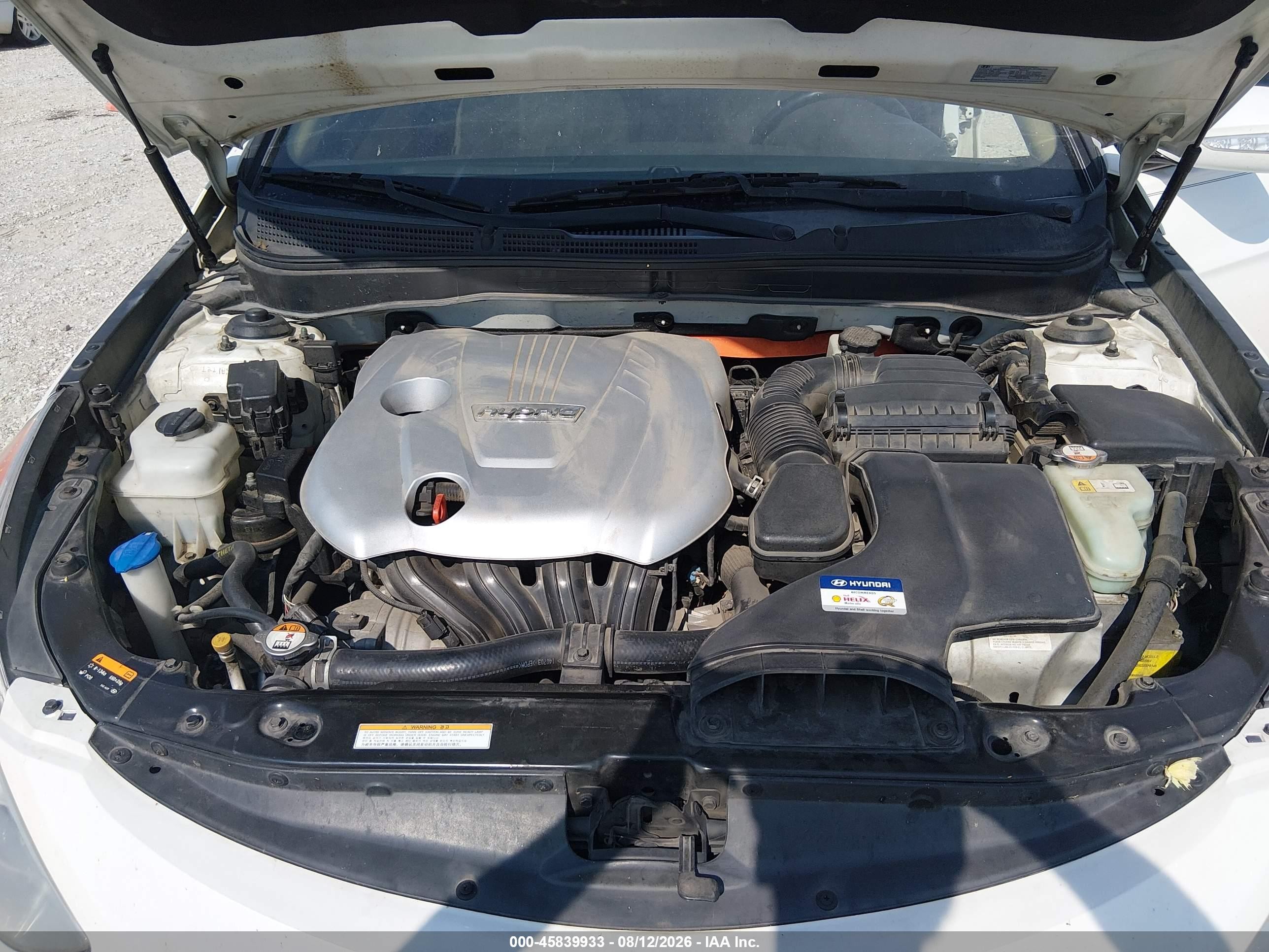 2015 Hyundai Sonata Hybrid Limited White vin: KMHEC4A42FA124713
