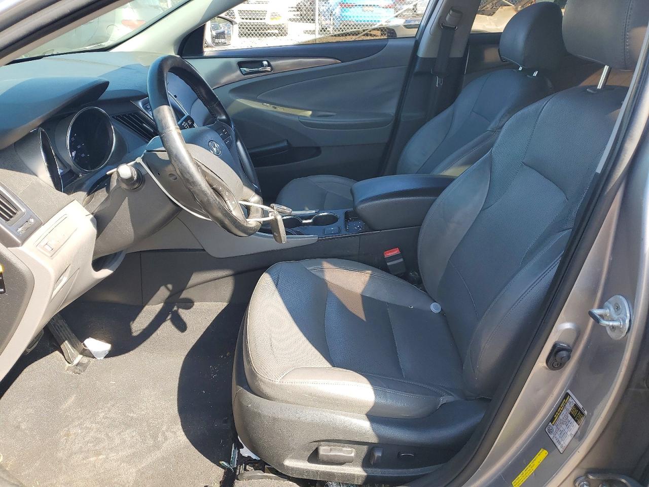 2015 Hyundai Sonata Hybrid Limited Gray vin: KMHEC4A42FA125893