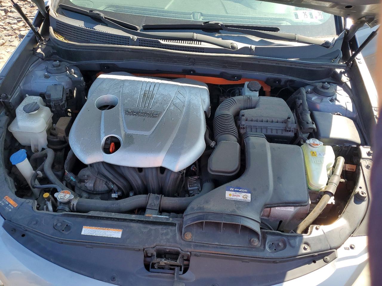 2015 Hyundai Sonata Hybrid Limited Gray vin: KMHEC4A42FA125893