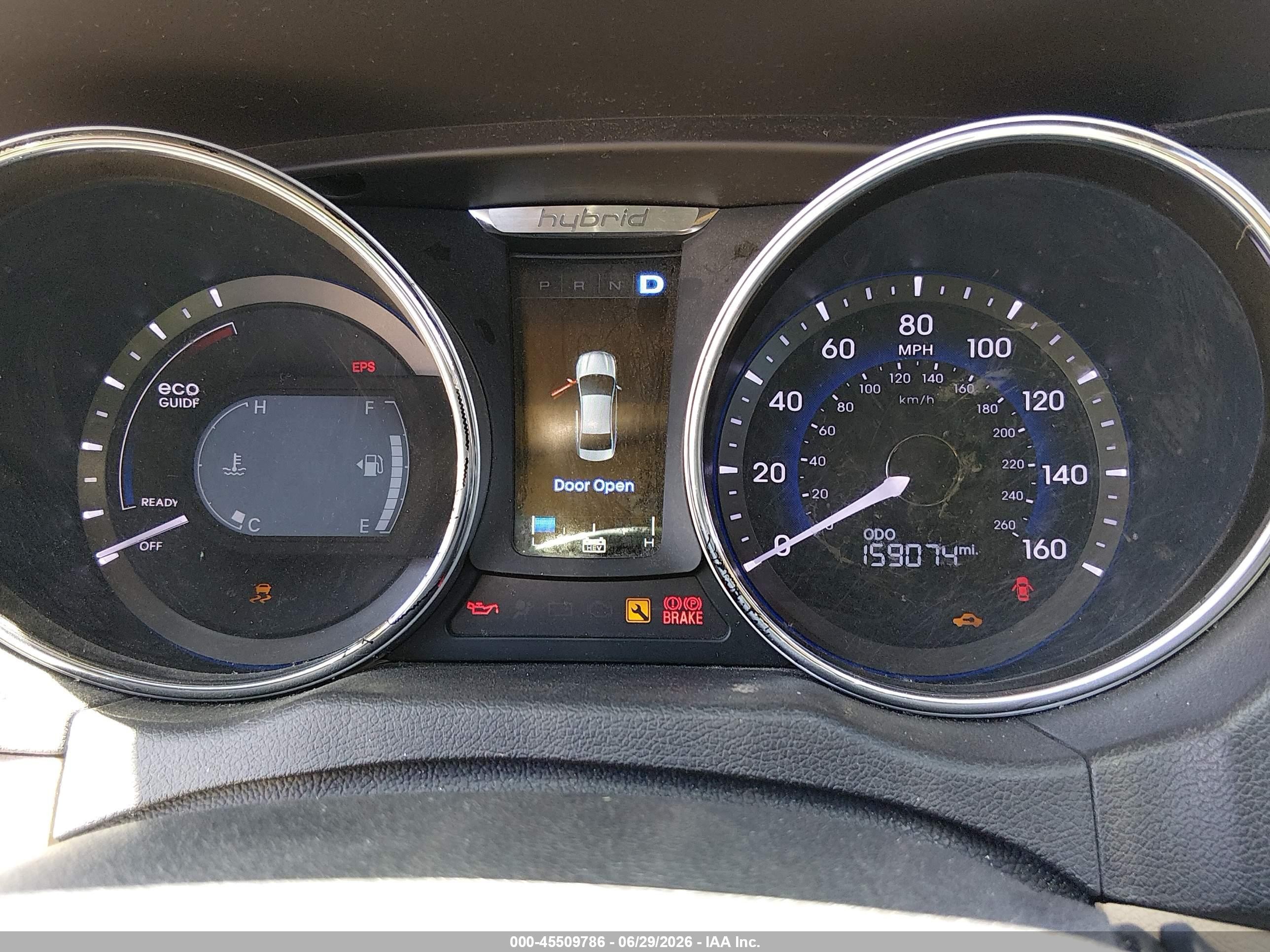 2015 Hyundai Sonata Hybrid Limited White vin: KMHEC4A42FA132620