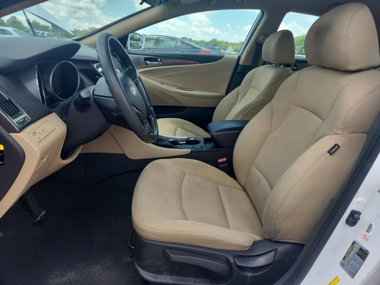2015 Hyundai Sonata Hybrid Base White vin: KMHEC4A42FA134559