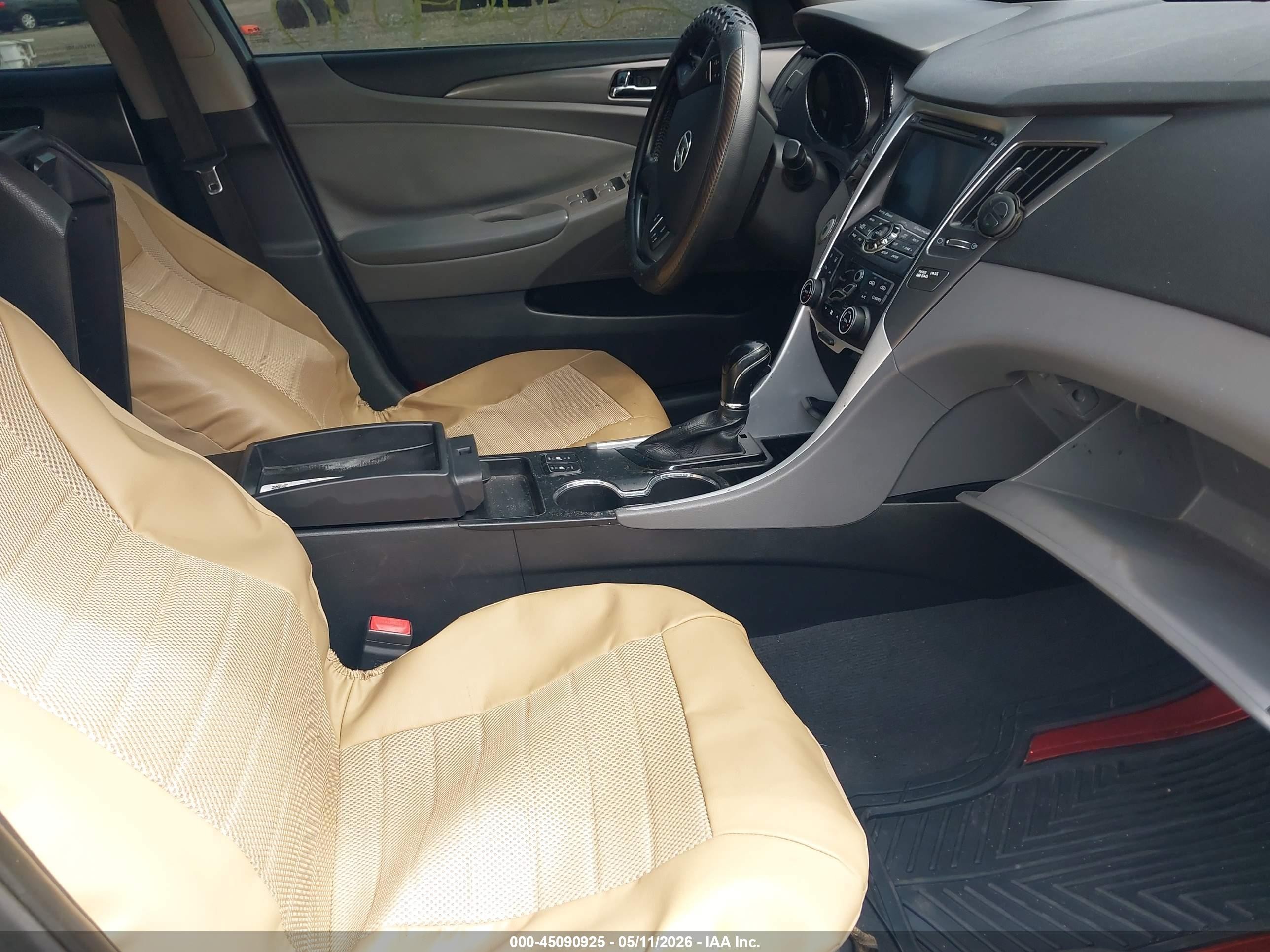 2015 Hyundai Sonata Hybrid Limited Gray vin: KMHEC4A42FA136182