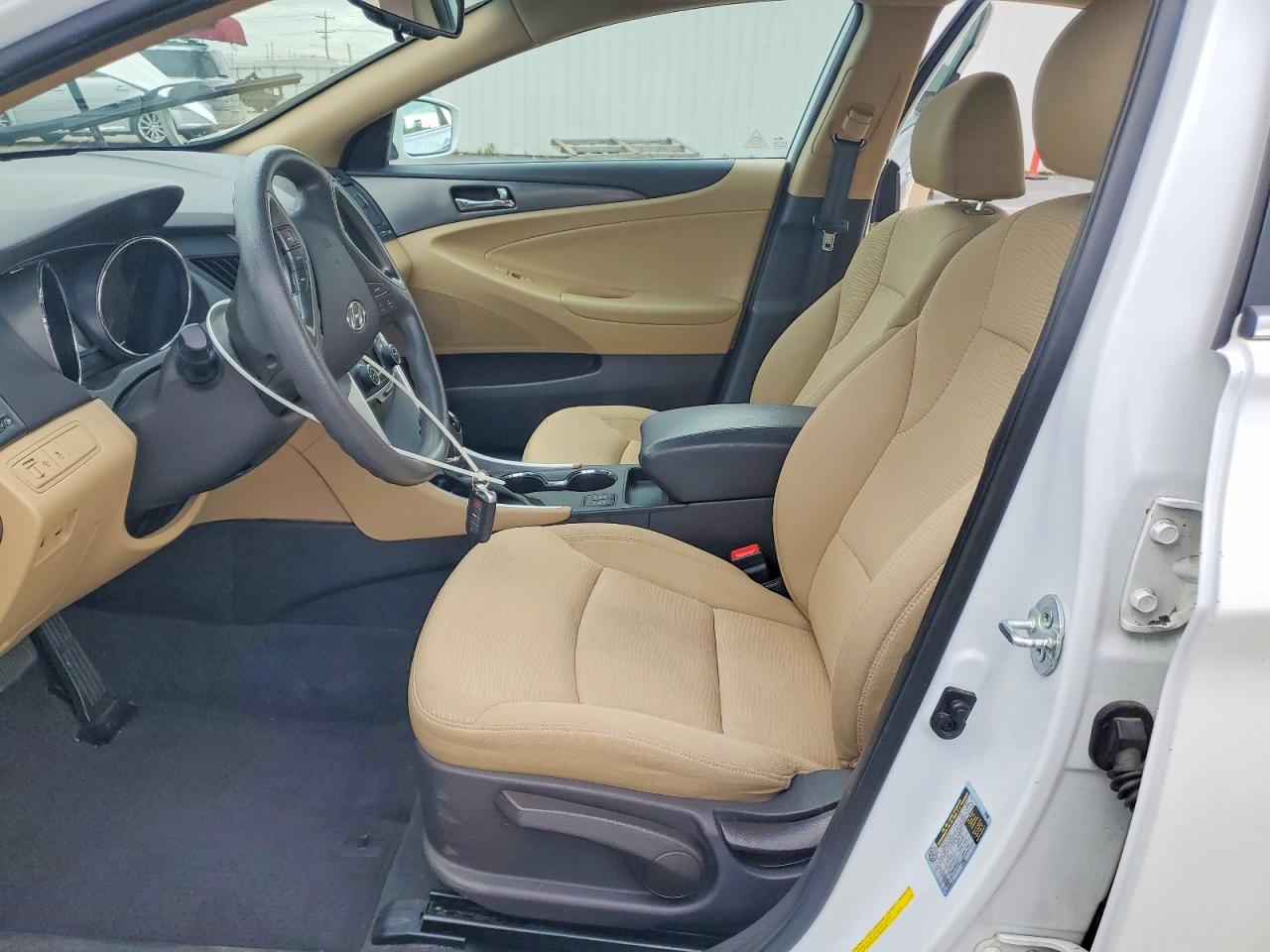 2015 Hyundai Sonata Hybrid White vin: KMHEC4A42FA136988