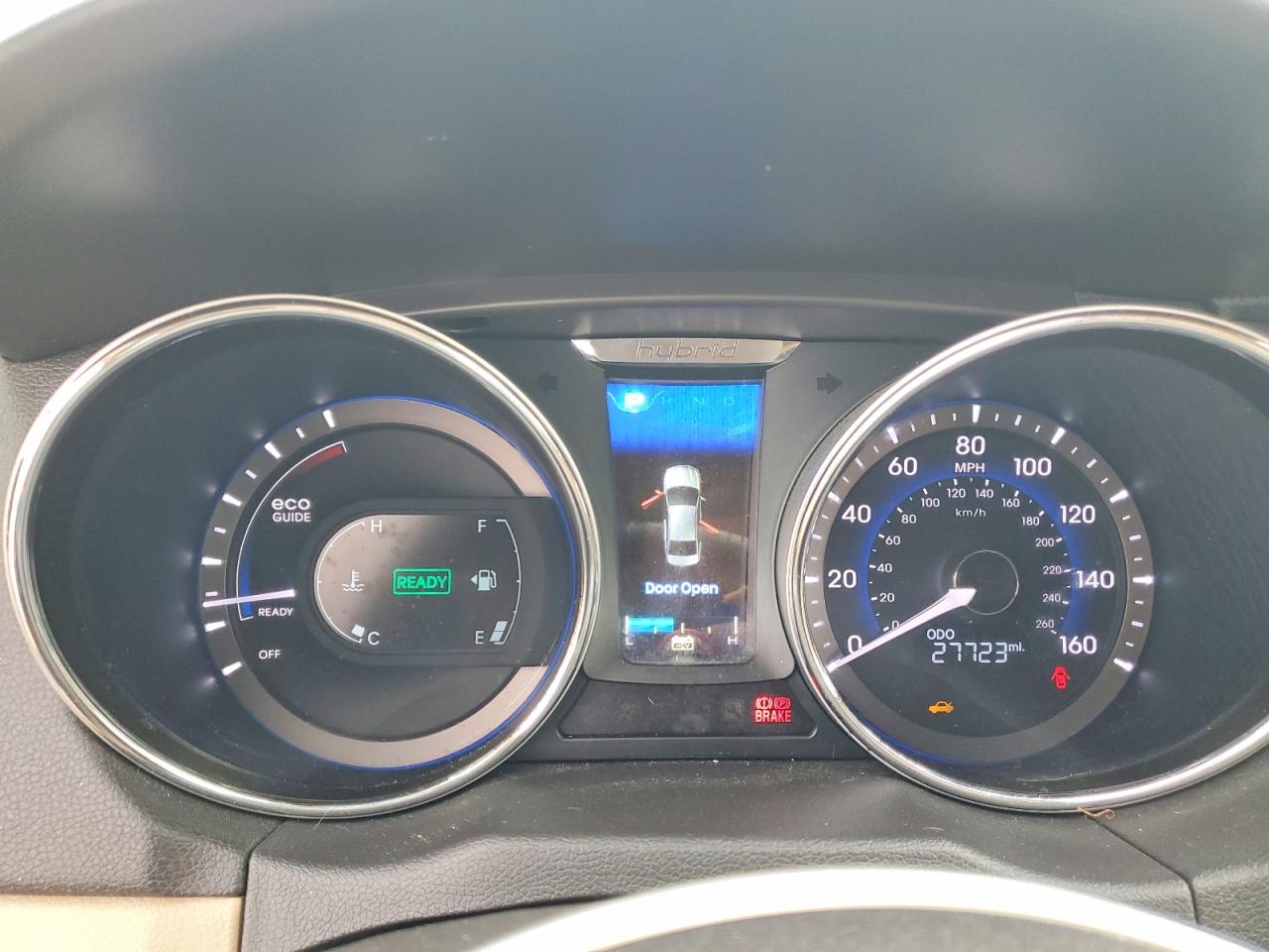 2015 Hyundai Sonata Hybrid White vin: KMHEC4A42FA136988