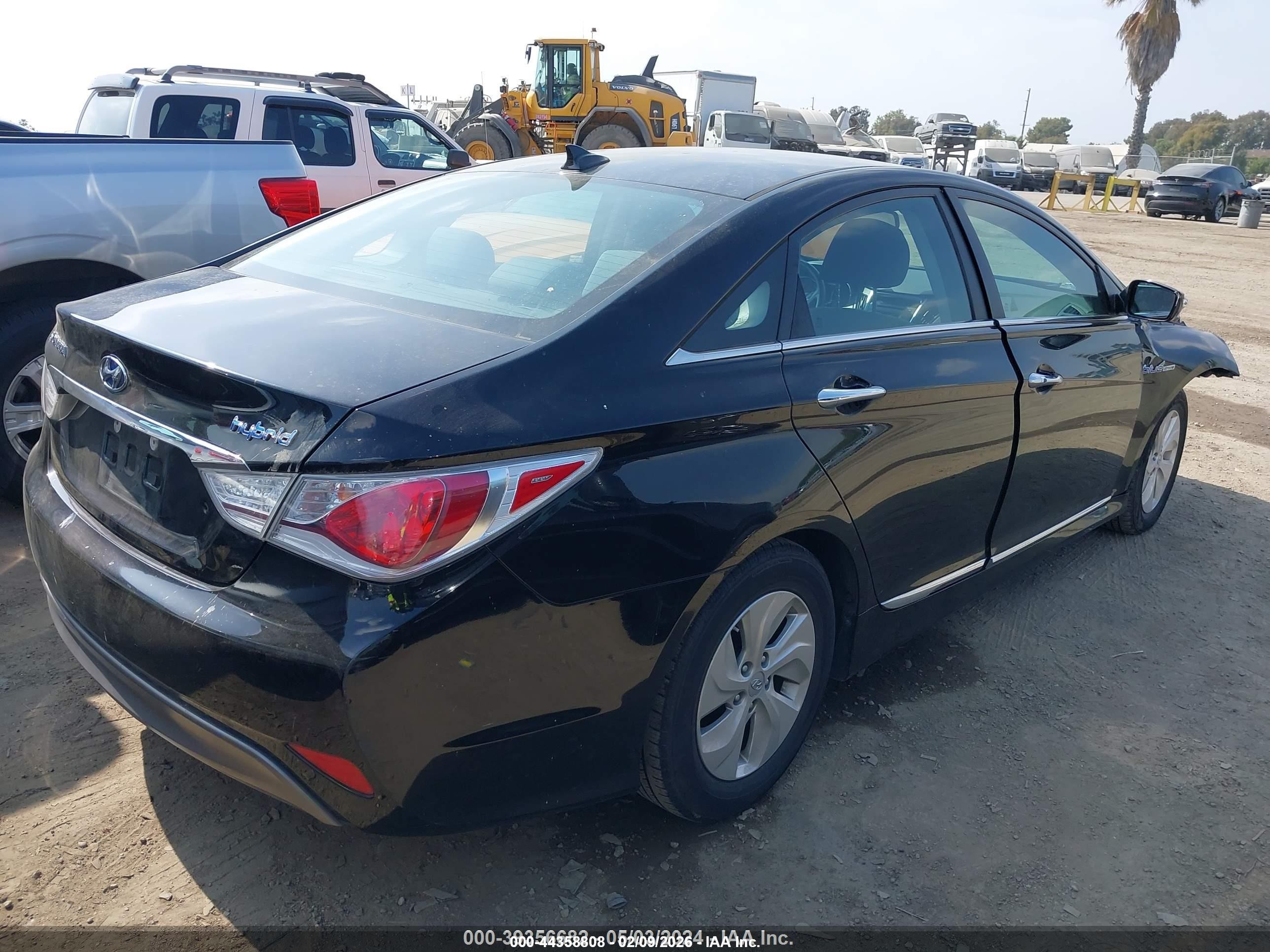 2015 Hyundai Sonata Hybrid   Black vin: KMHEC4A42FA138594