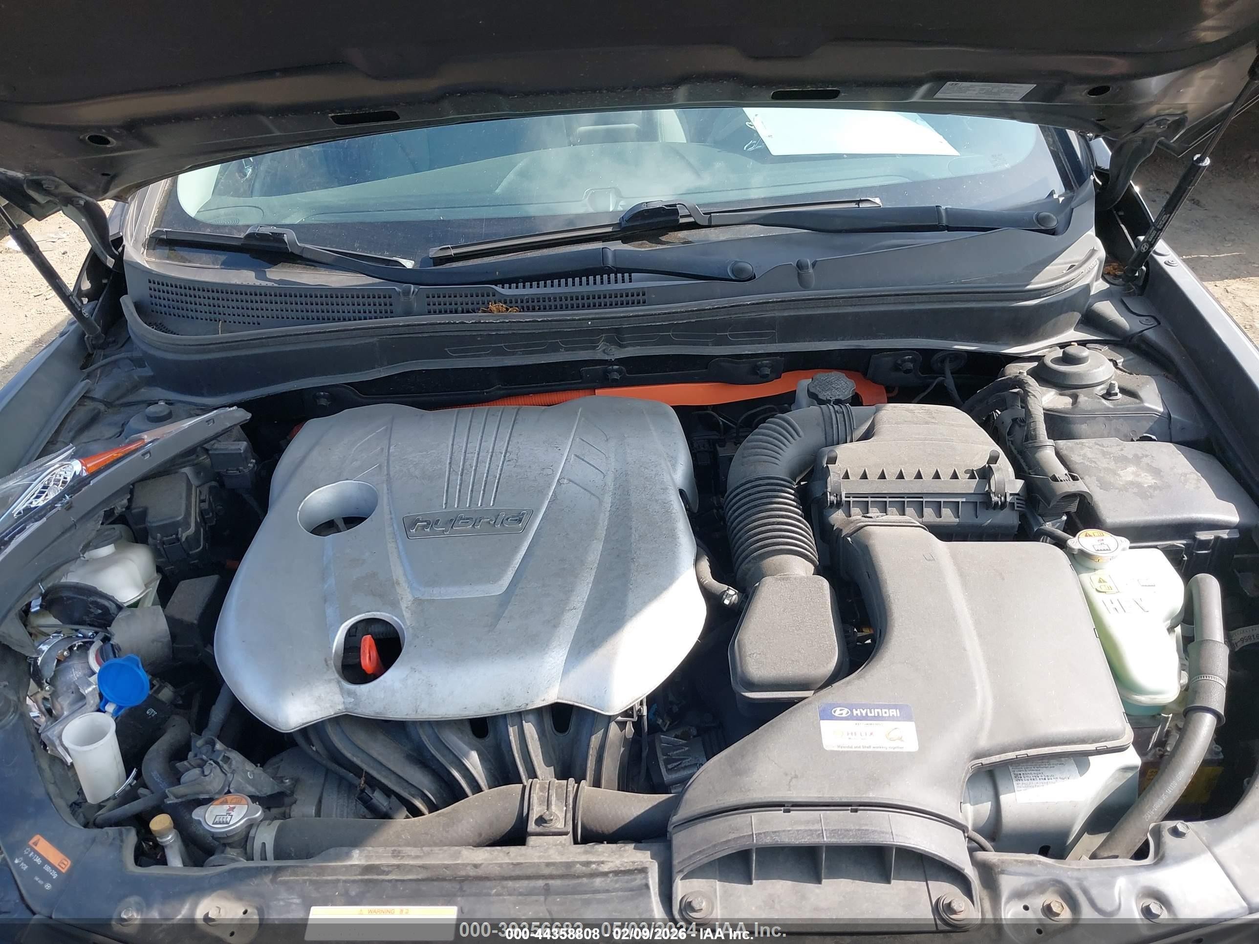 2015 Hyundai Sonata Hybrid   Black vin: KMHEC4A42FA138594