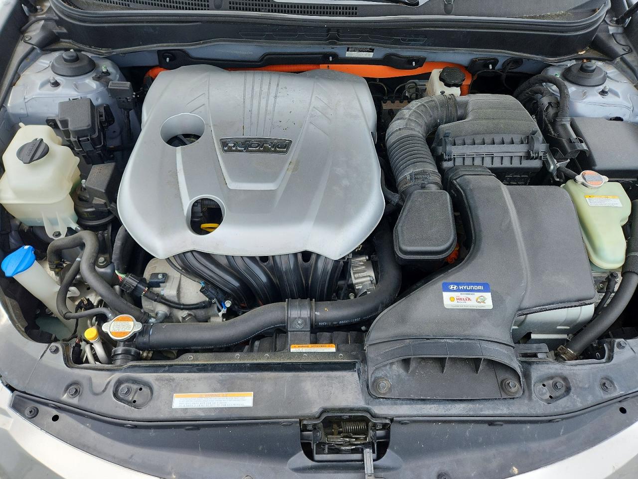 2011 Hyundai Sonata Hybrid Silver vin: KMHEC4A43BA004445