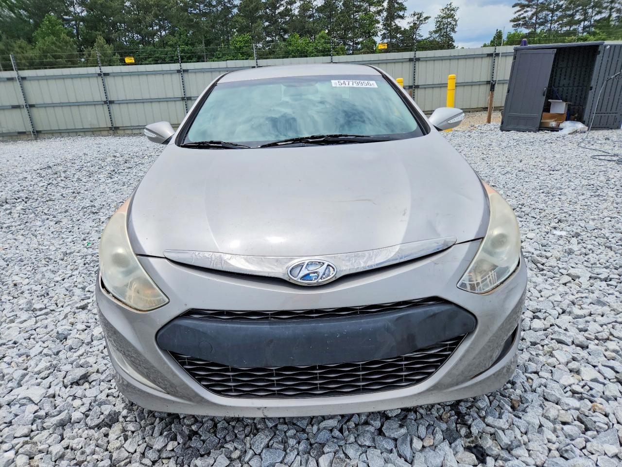 2011 Hyundai Sonata Hybrid Silver vin: KMHEC4A43BA004445