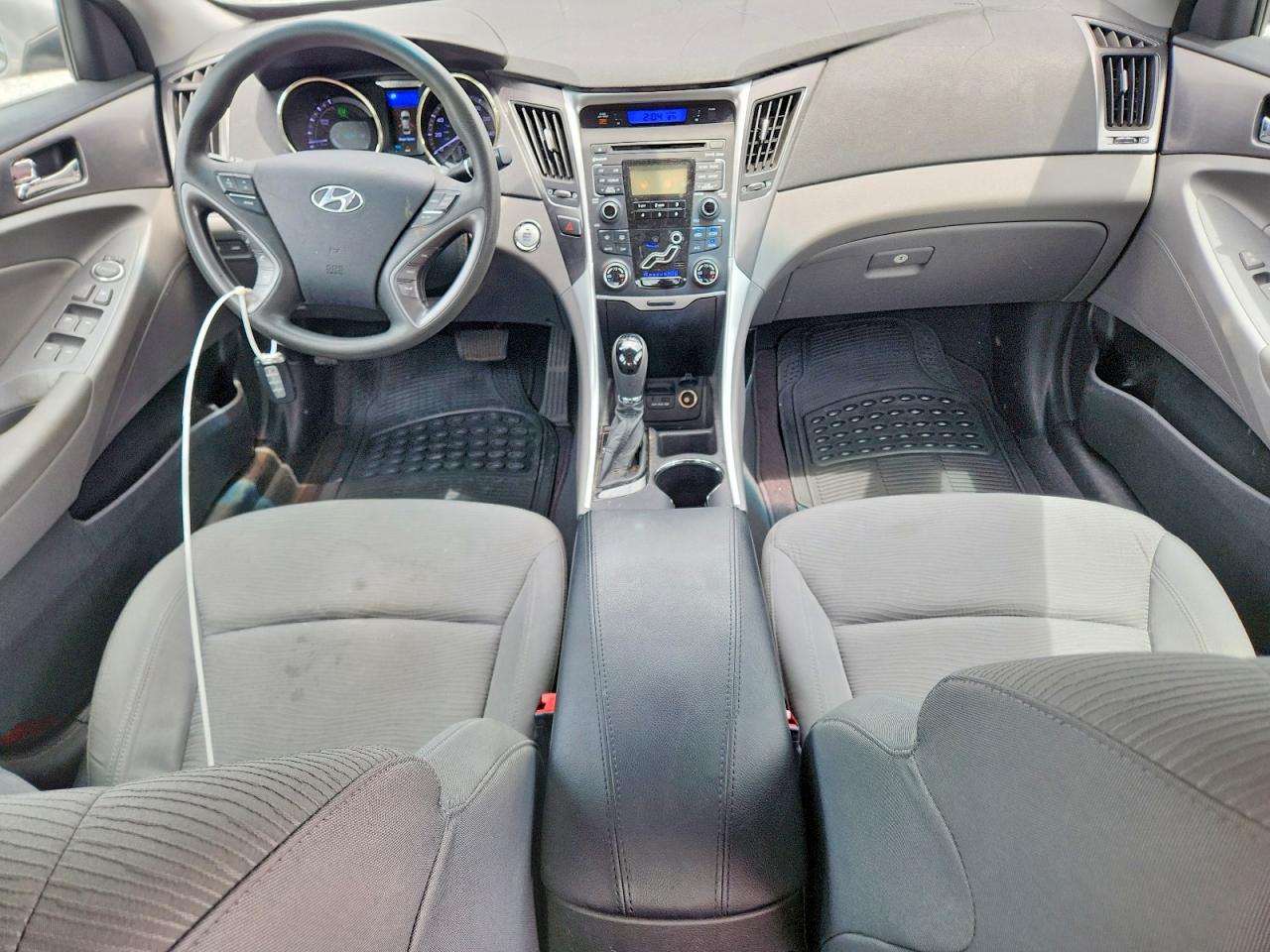 2011 Hyundai Sonata Hybrid Silver vin: KMHEC4A43BA004445