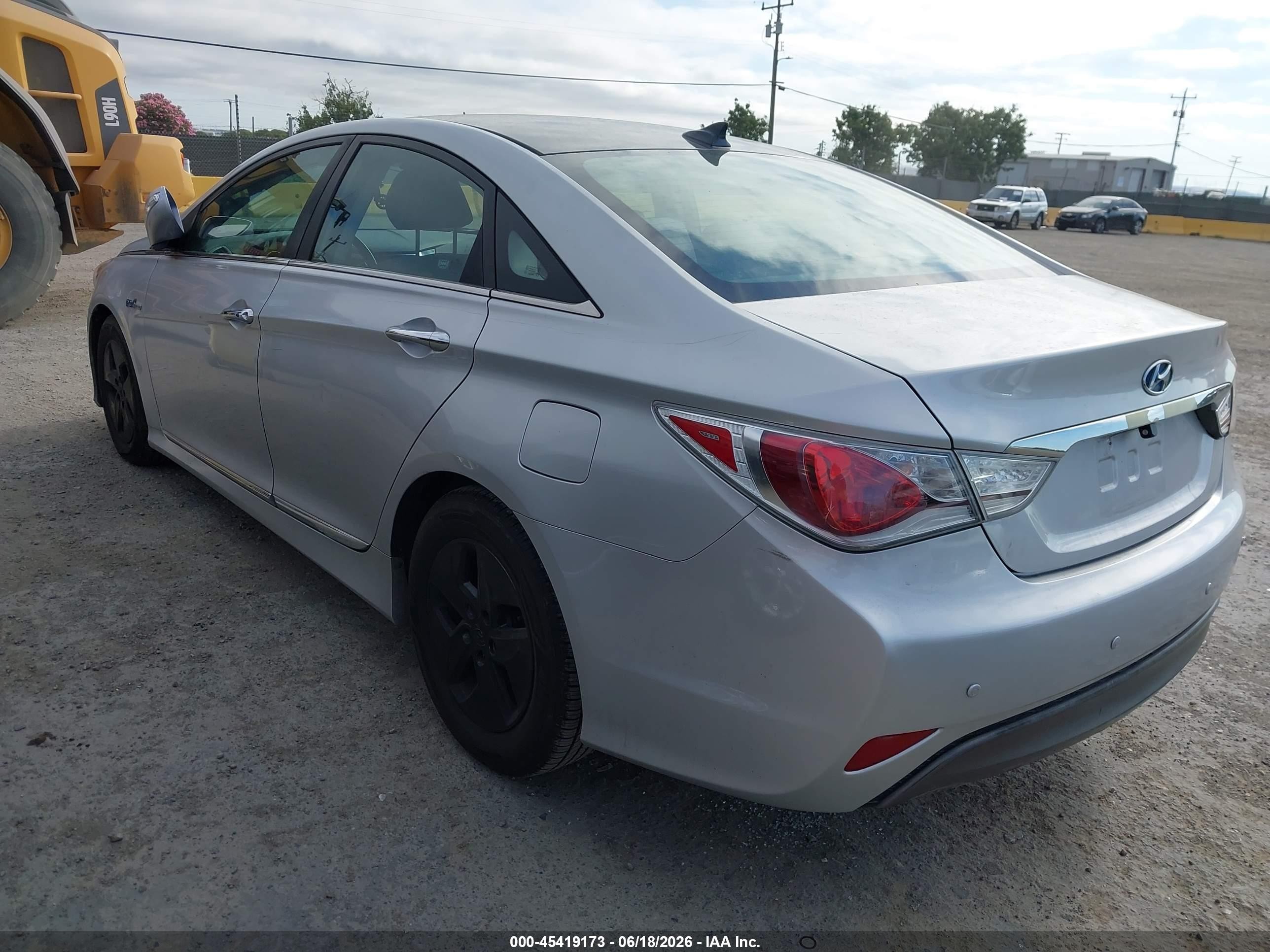 2012 Hyundai Sonata Hybrid   Gray vin: KMHEC4A43CA024521