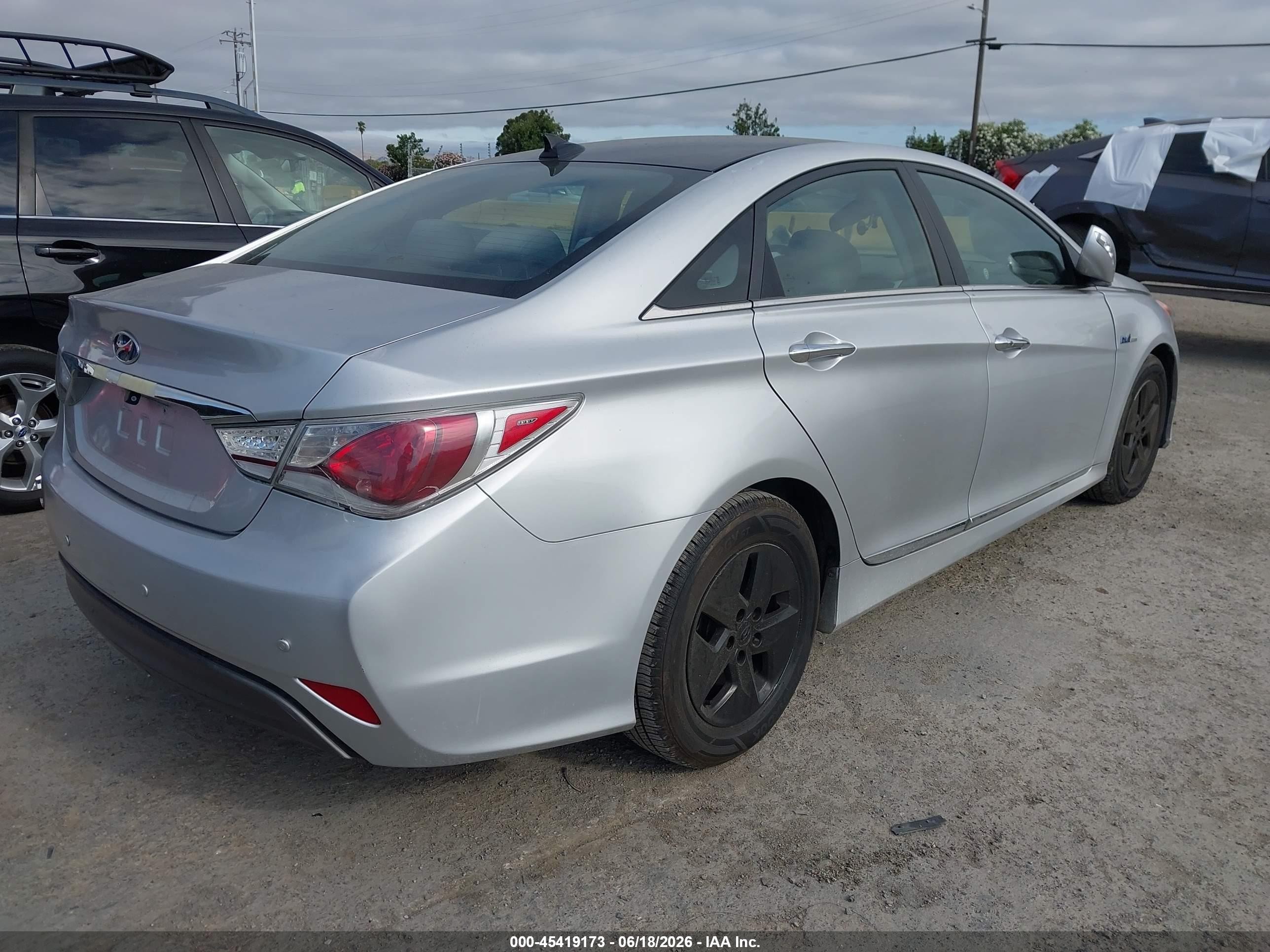 2012 Hyundai Sonata Hybrid   Gray vin: KMHEC4A43CA024521