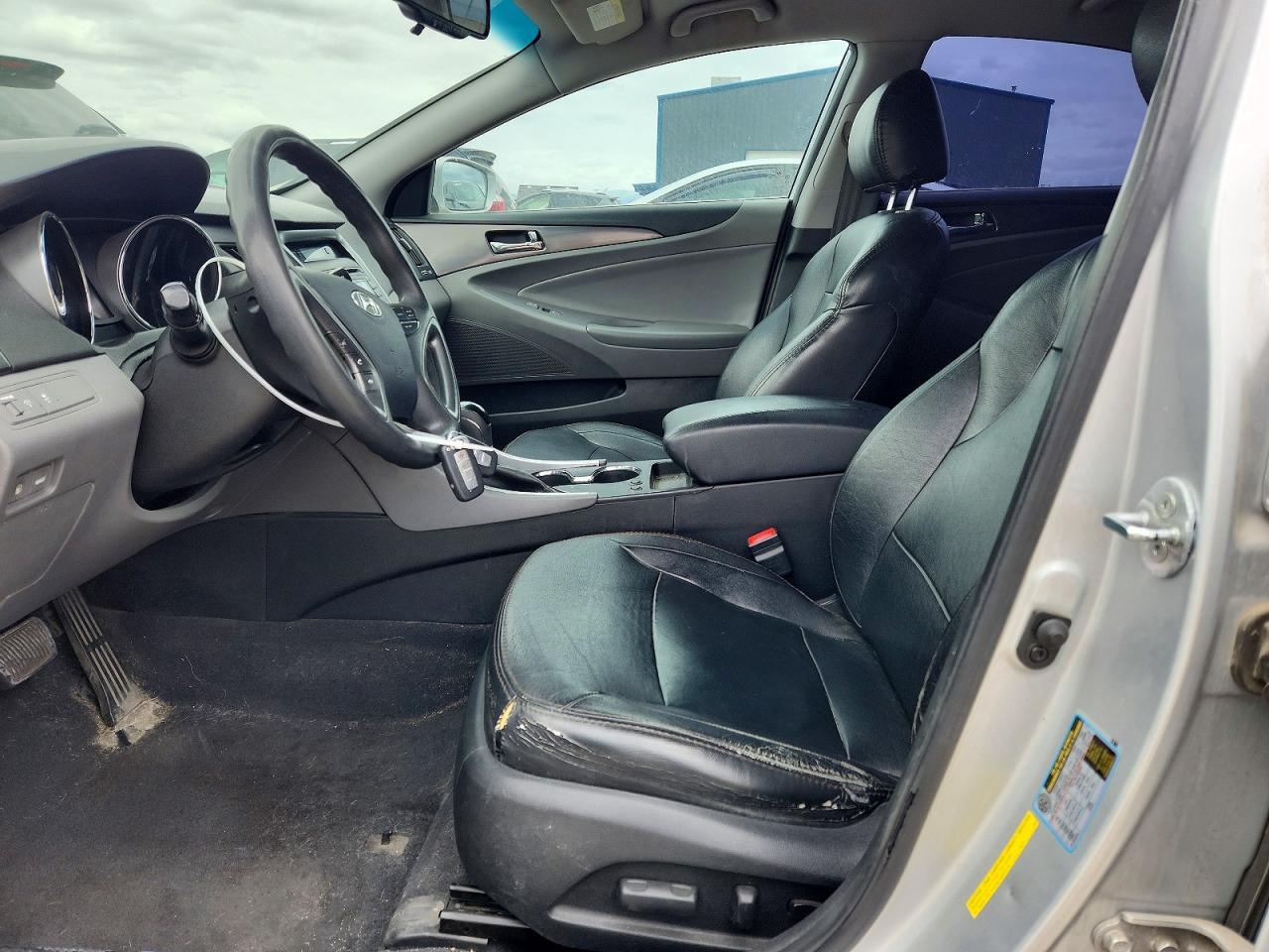 2012 Hyundai Sonata Hybrid Silver vin: KMHEC4A43CA035549