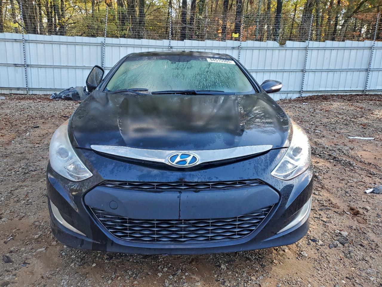 2012 Hyundai Sonata Hybrid Black vin: KMHEC4A43CA057373