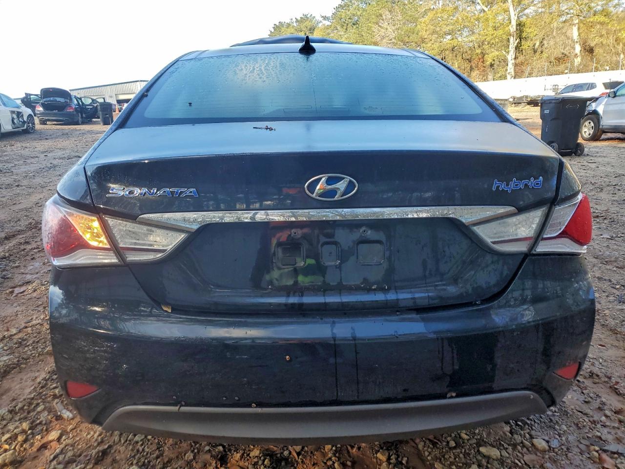 2012 Hyundai Sonata Hybrid Black vin: KMHEC4A43CA057373