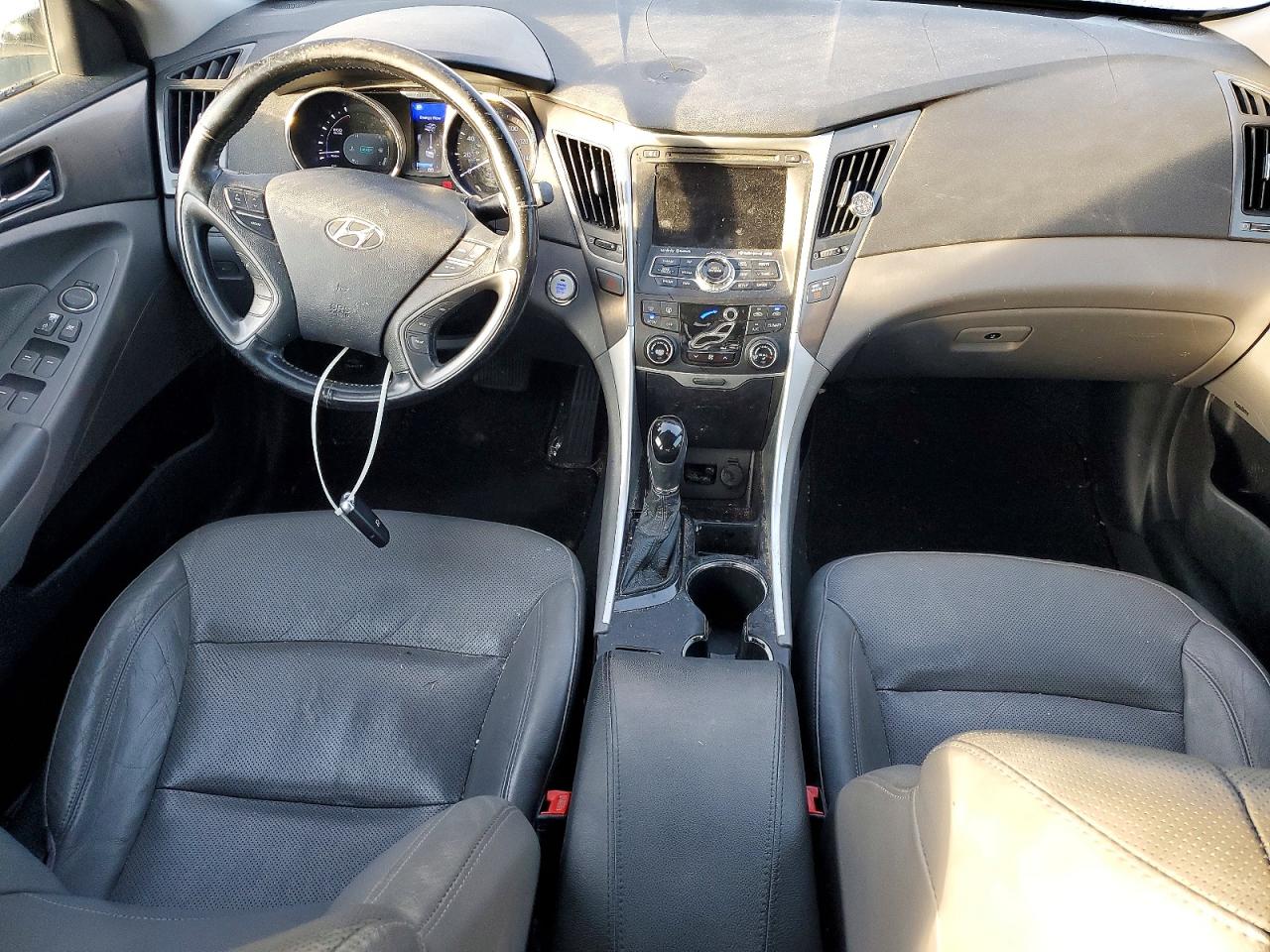 2013 Hyundai Sonata Hybrid Limited White vin: KMHEC4A43DA050909