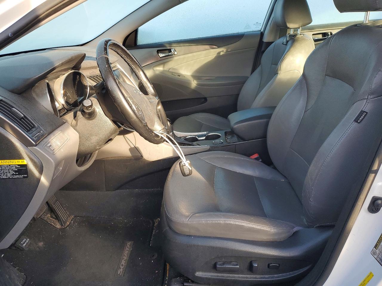 2013 Hyundai Sonata Hybrid Limited White vin: KMHEC4A43DA050909