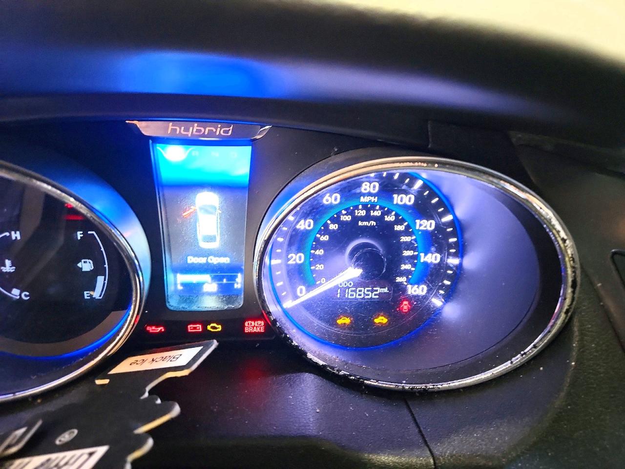 2013 Hyundai Sonata Hybrid Серебряный vin: KMHEC4A43DA064826