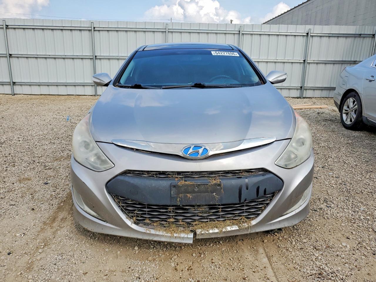 2013 Hyundai Sonata Hybrid Silver vin: KMHEC4A43DA067368