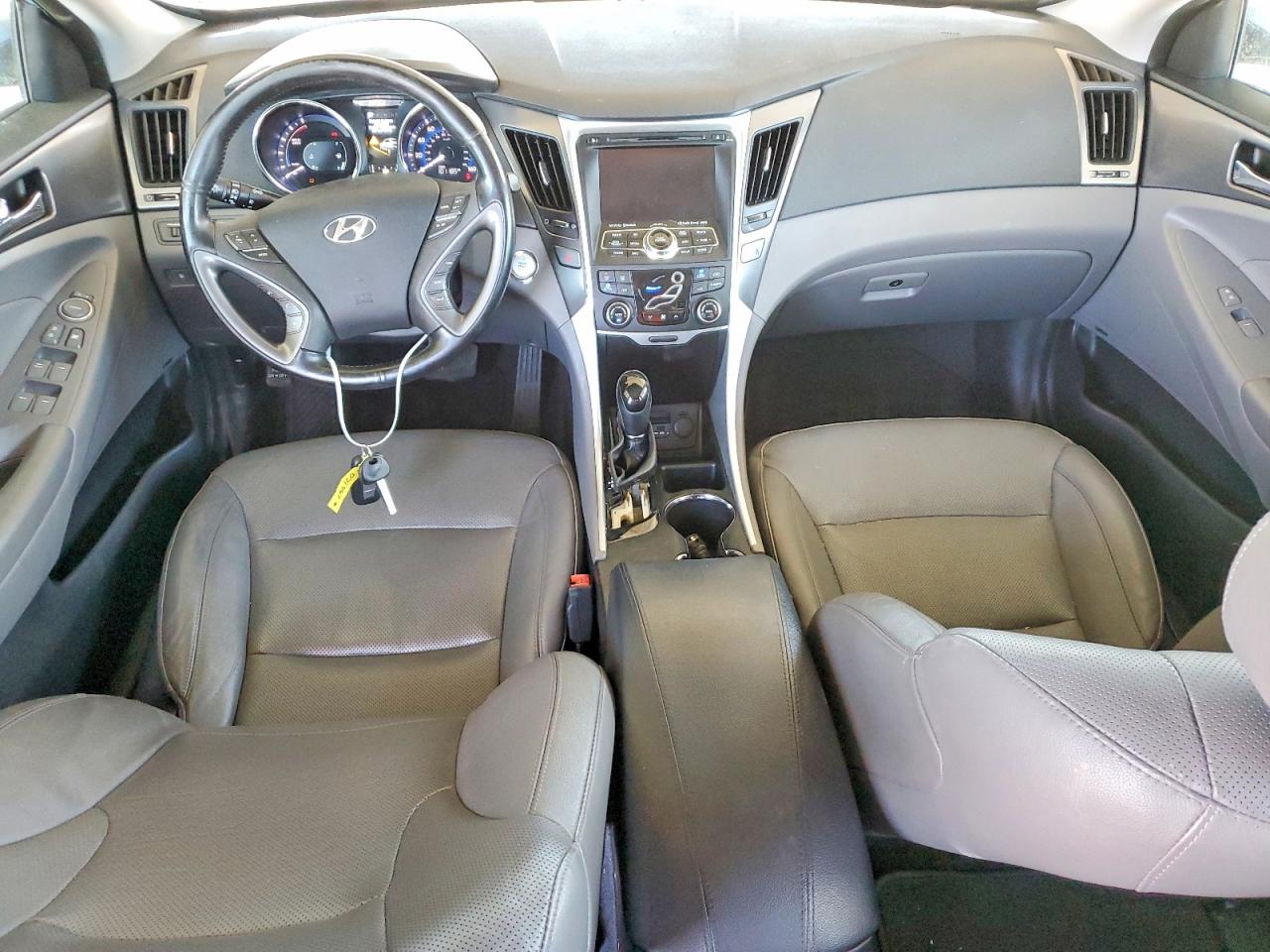 2013 Hyundai Sonata Hybrid Blue vin: KMHEC4A43DA071467