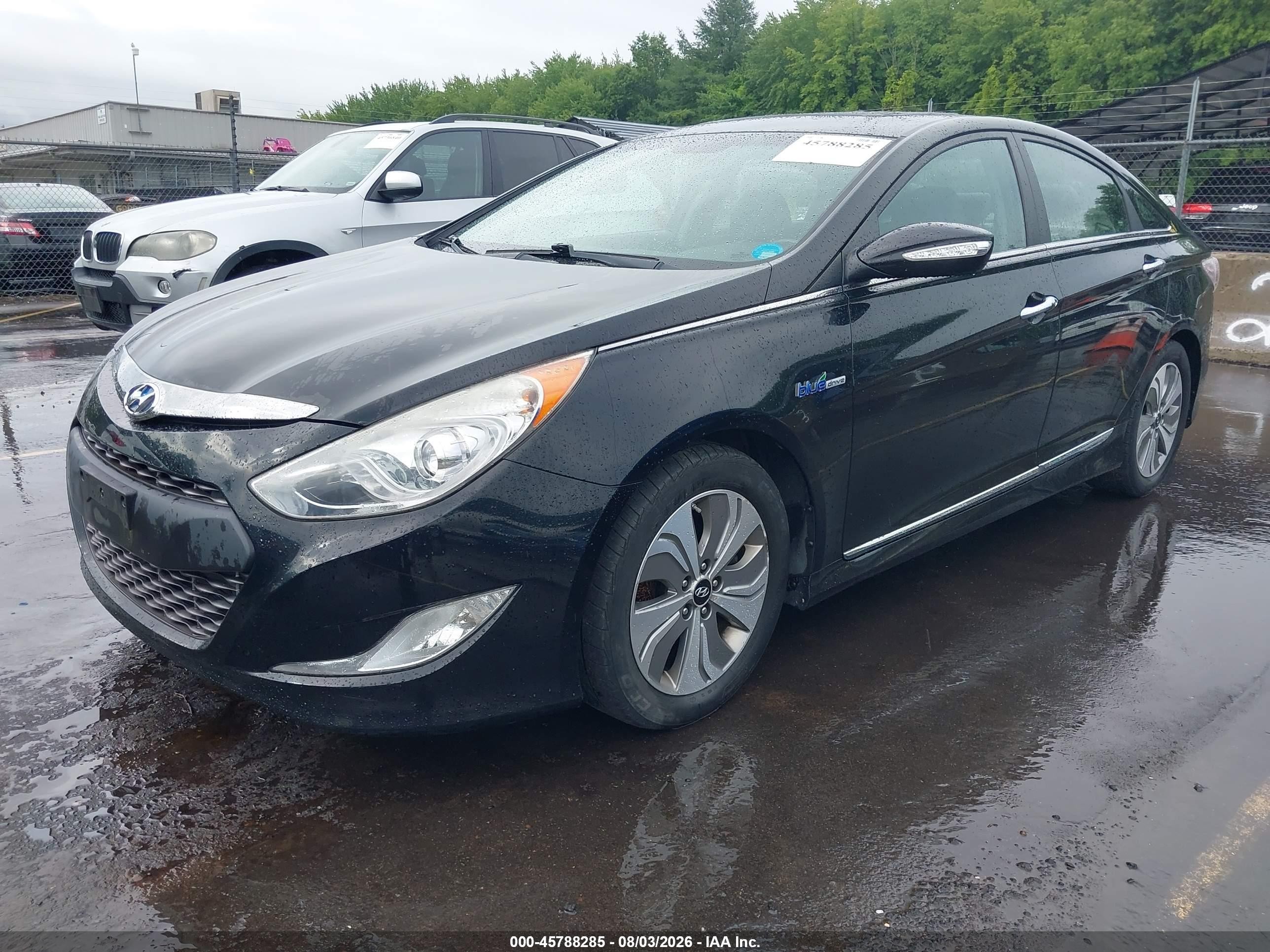 2013 Hyundai Sonata Hybrid Limited Black vin: KMHEC4A43DA072375