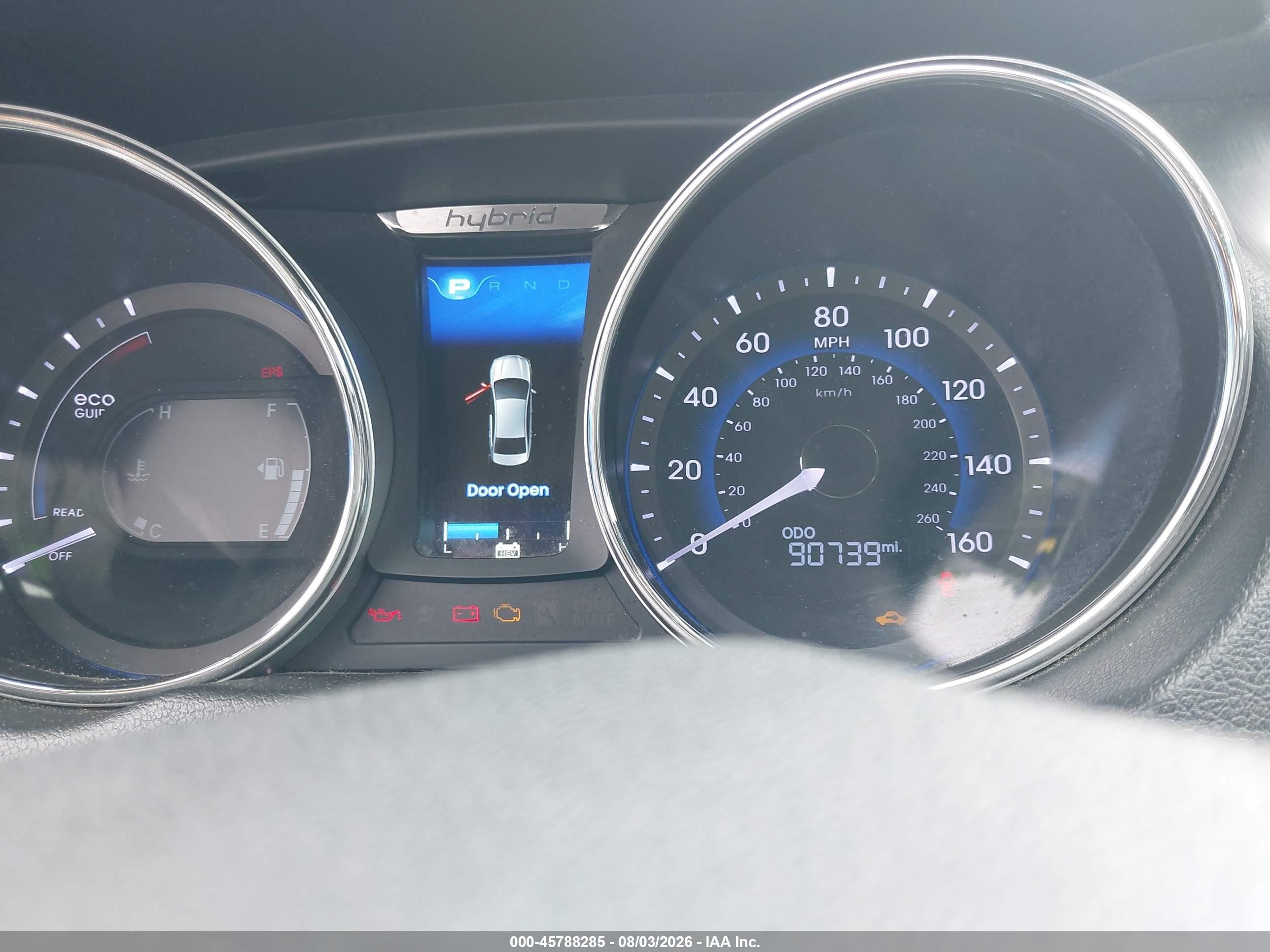 2013 Hyundai Sonata Hybrid Limited Black vin: KMHEC4A43DA072375