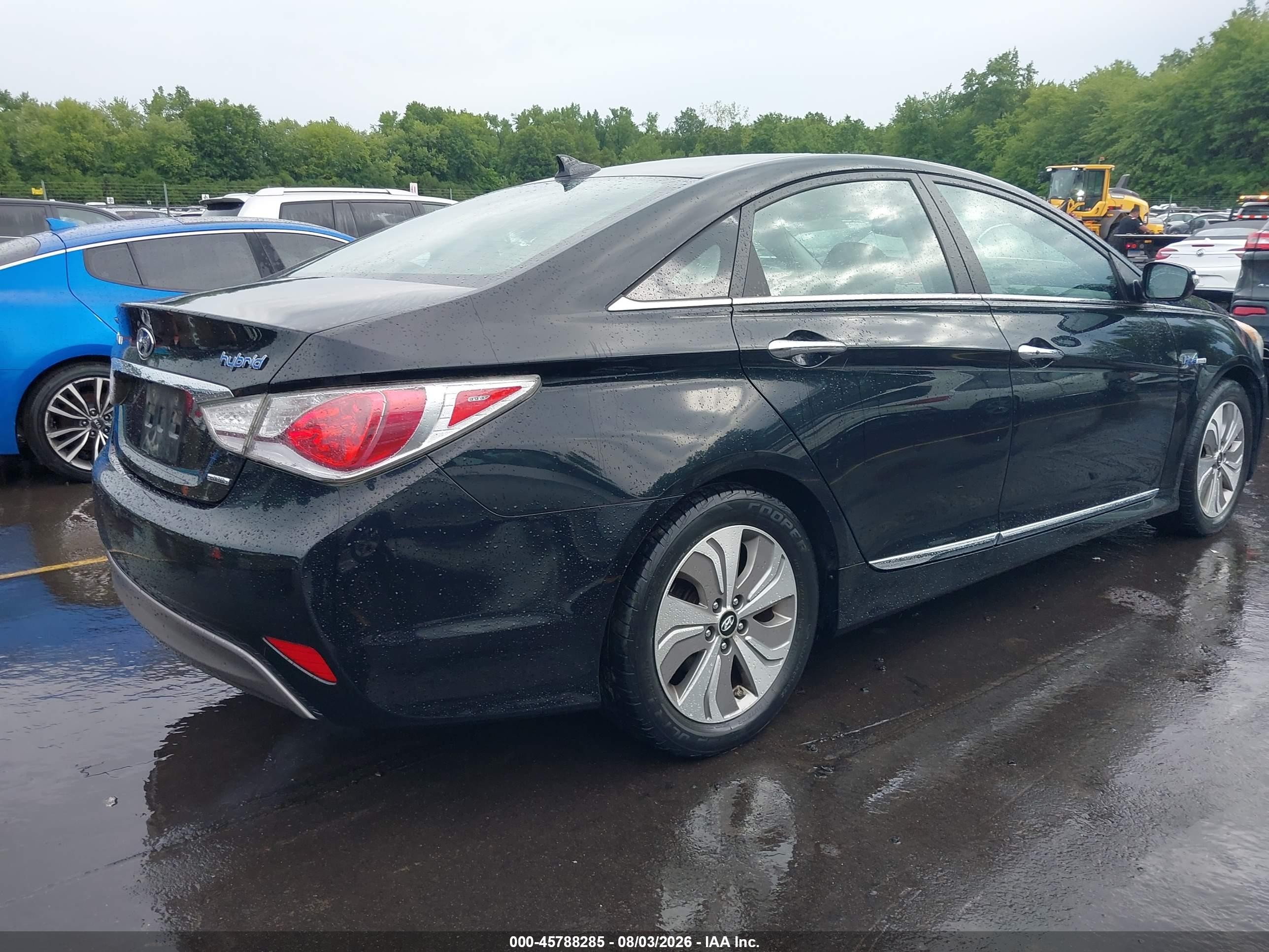 2013 Hyundai Sonata Hybrid Limited Black vin: KMHEC4A43DA072375