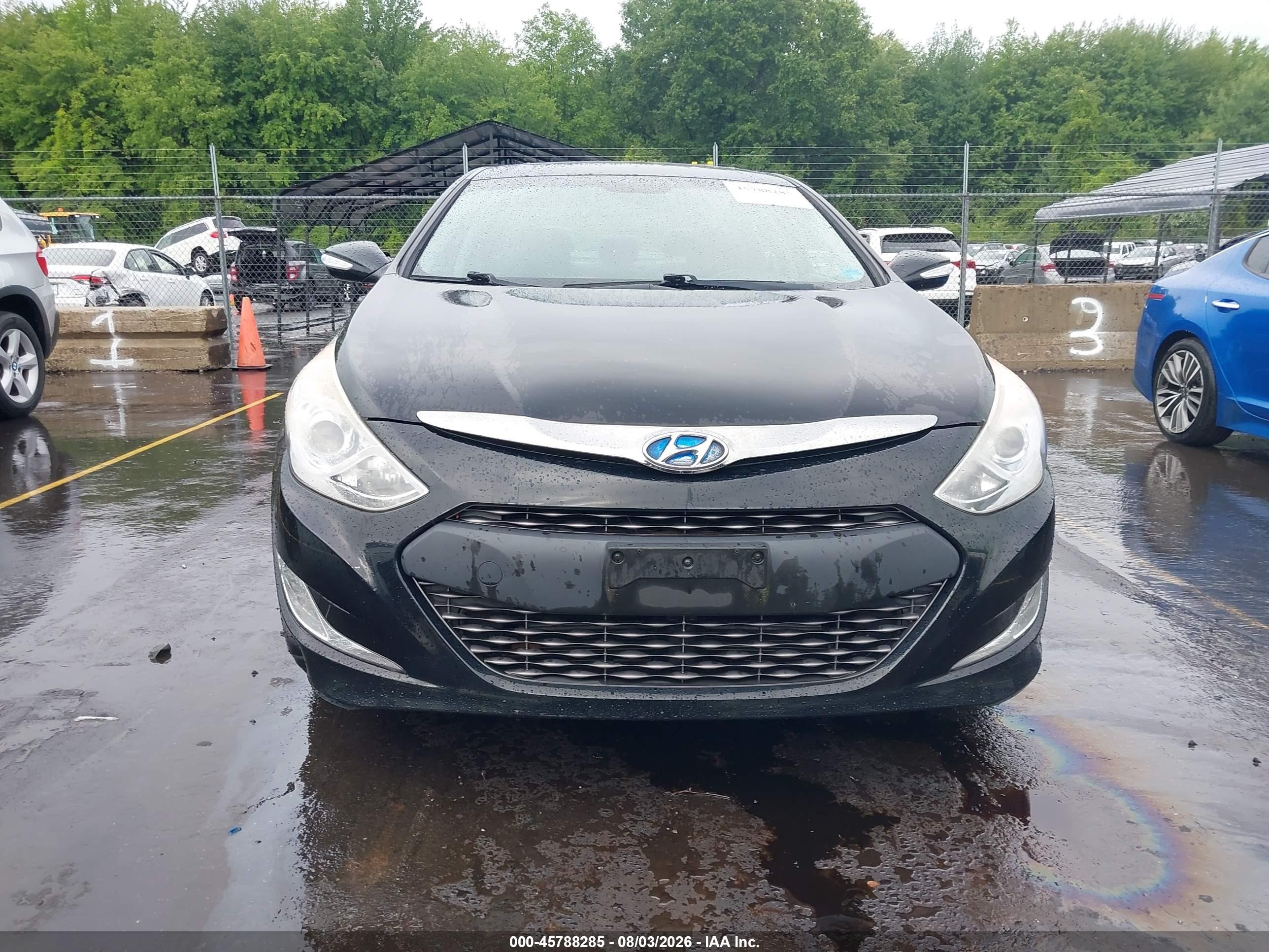 2013 Hyundai Sonata Hybrid Limited Black vin: KMHEC4A43DA072375