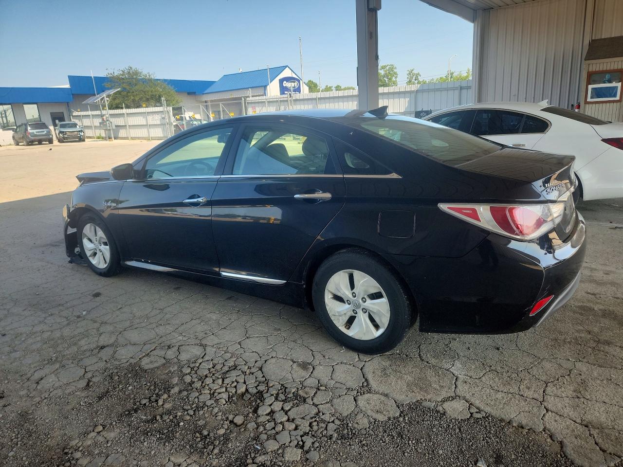 2013 Hyundai Sonata Hybrid Black vin: KMHEC4A43DA082694