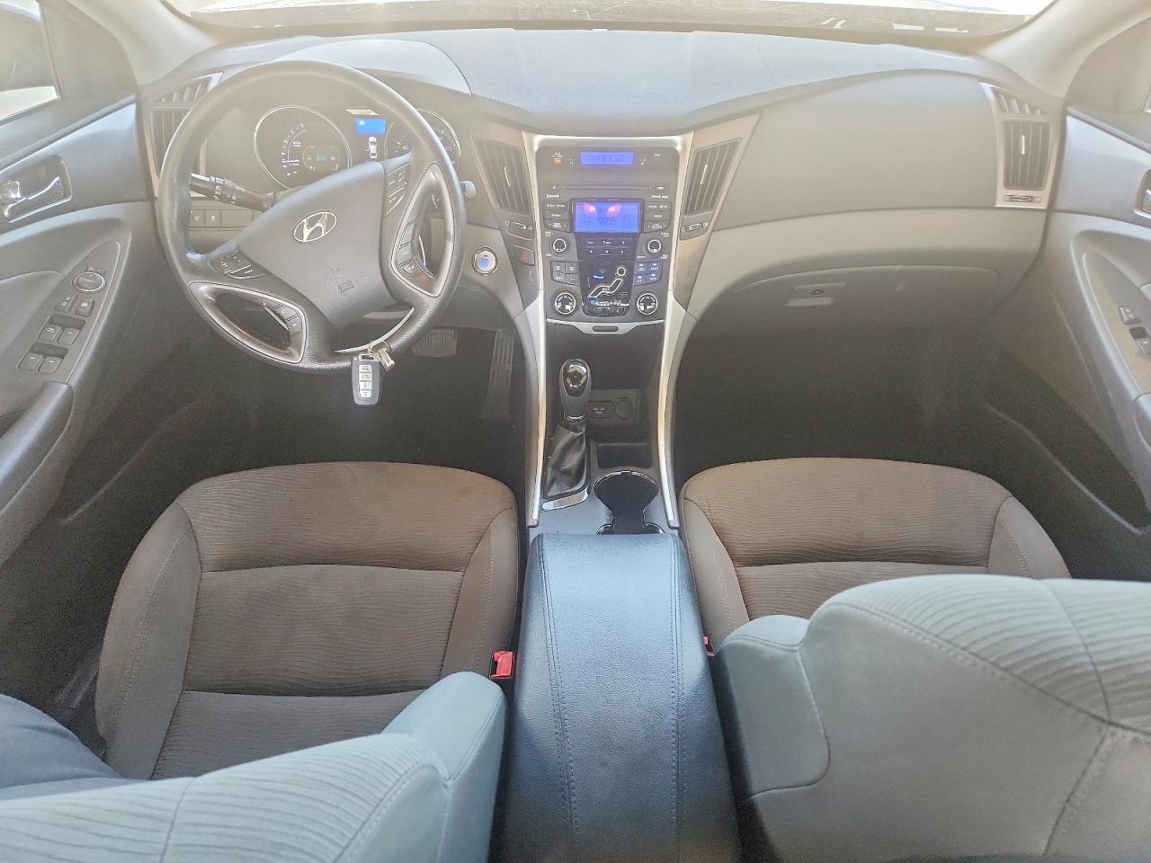 2013 Hyundai Sonata Hybrid Black vin: KMHEC4A43DA082694