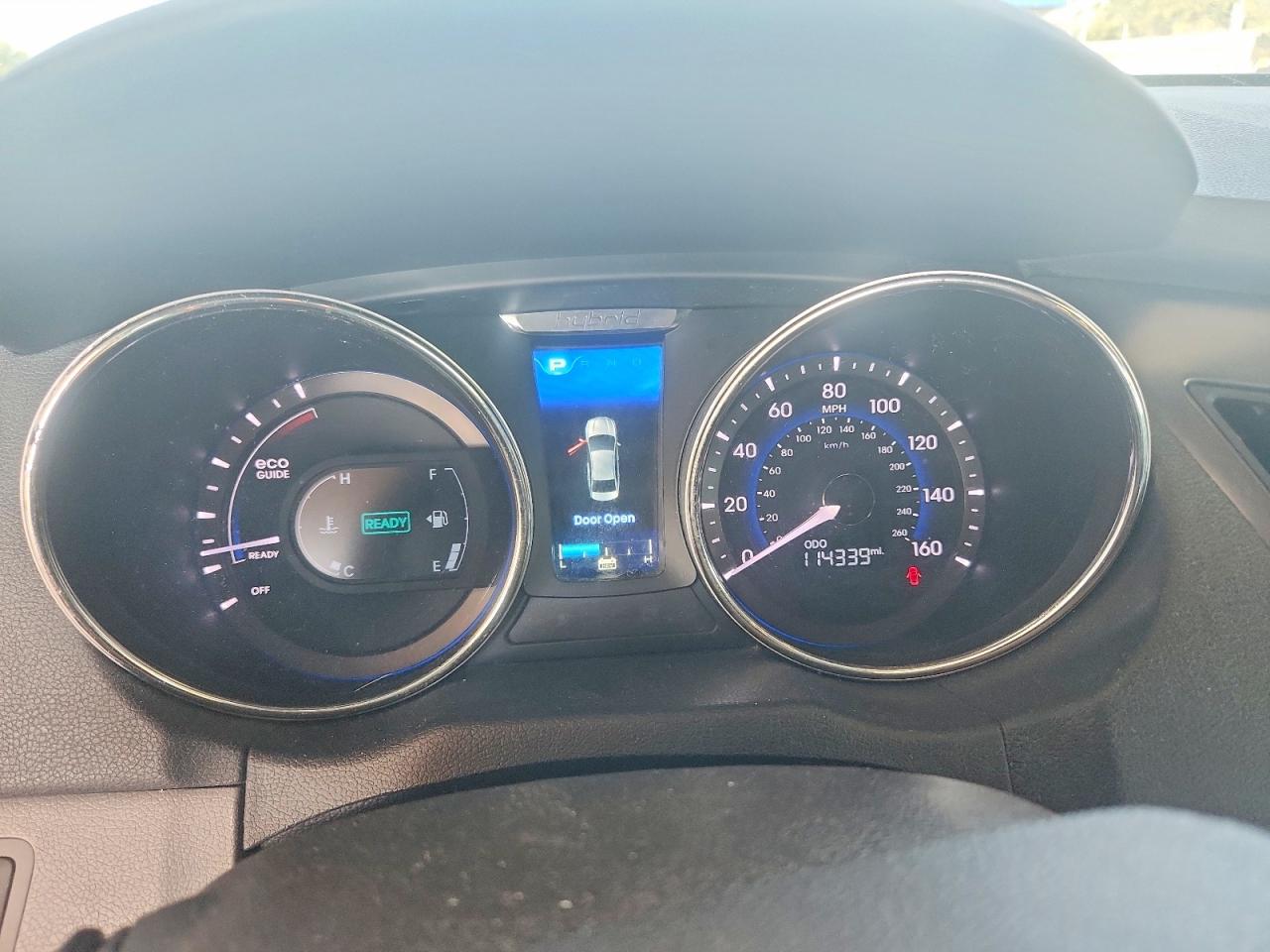 2013 Hyundai Sonata Hybrid Black vin: KMHEC4A43DA082694