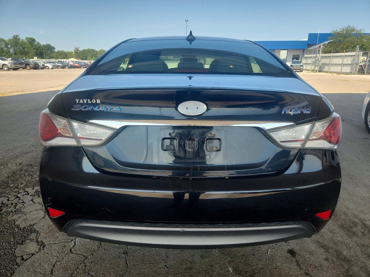 2013 Hyundai Sonata Hybrid Black vin: KMHEC4A43DA082694