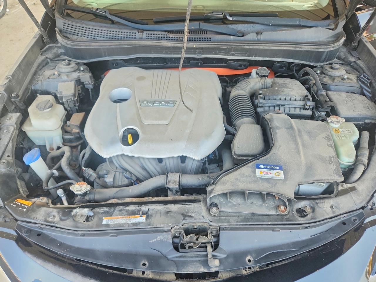 2013 Hyundai Sonata Hybrid Black vin: KMHEC4A43DA082694