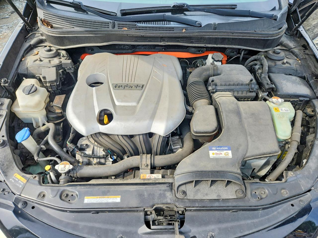 2013 Hyundai Sonata Hybrid Black vin: KMHEC4A43DA084297