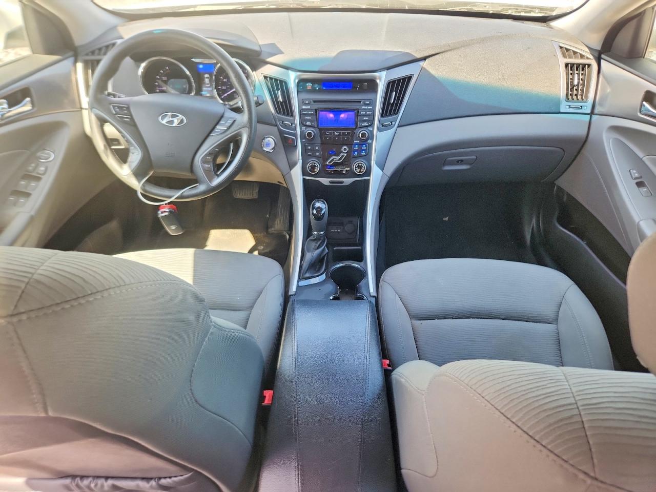2013 Hyundai Sonata Hybrid White vin: KMHEC4A43DA095655