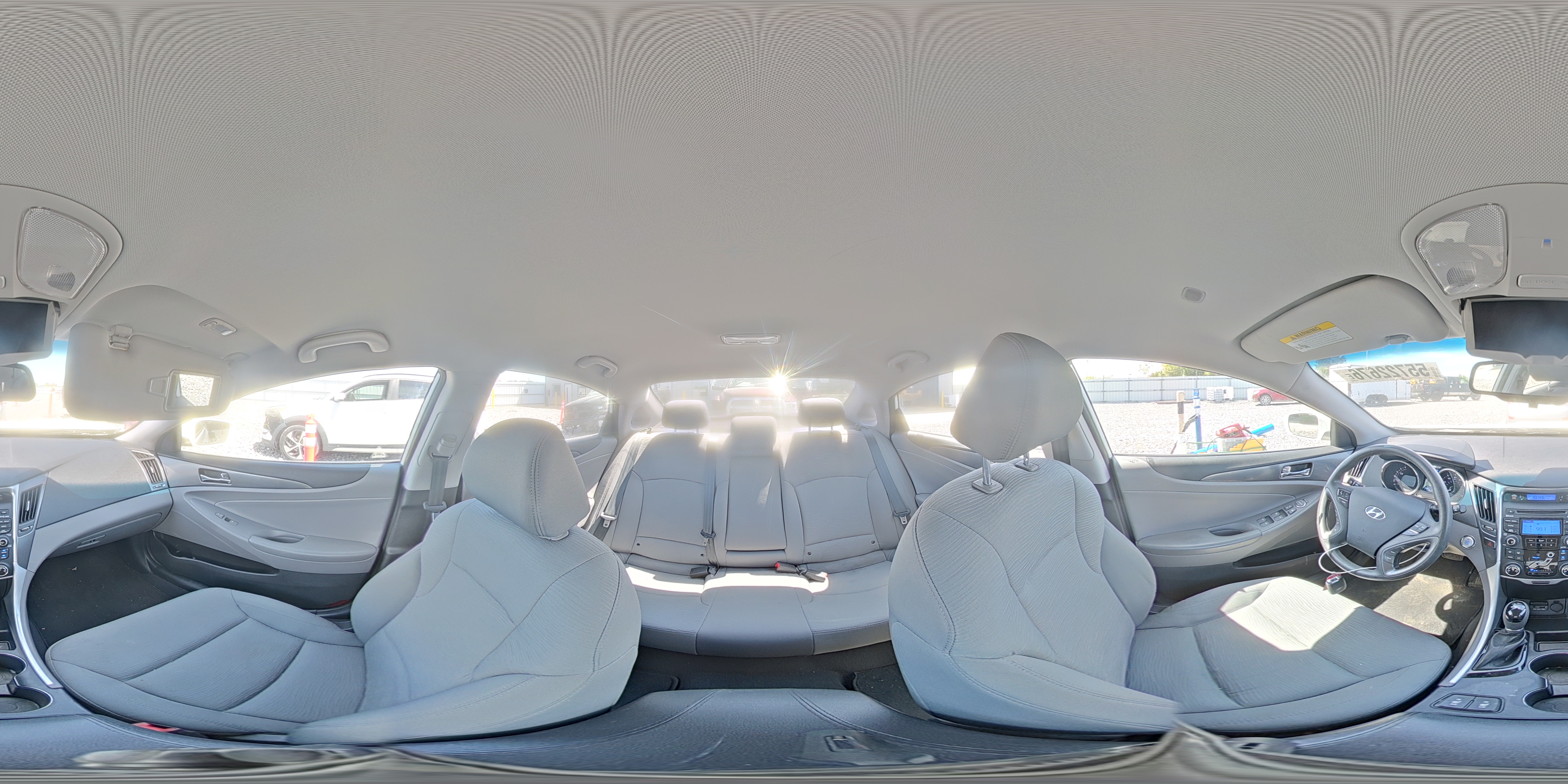 2013 Hyundai Sonata Hybrid White vin: KMHEC4A43DA095655