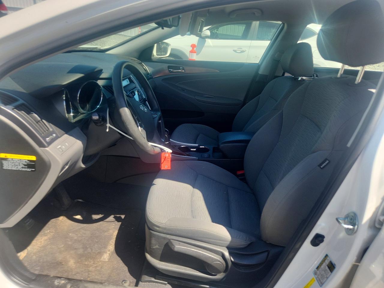 2013 Hyundai Sonata Hybrid White vin: KMHEC4A43DA095655