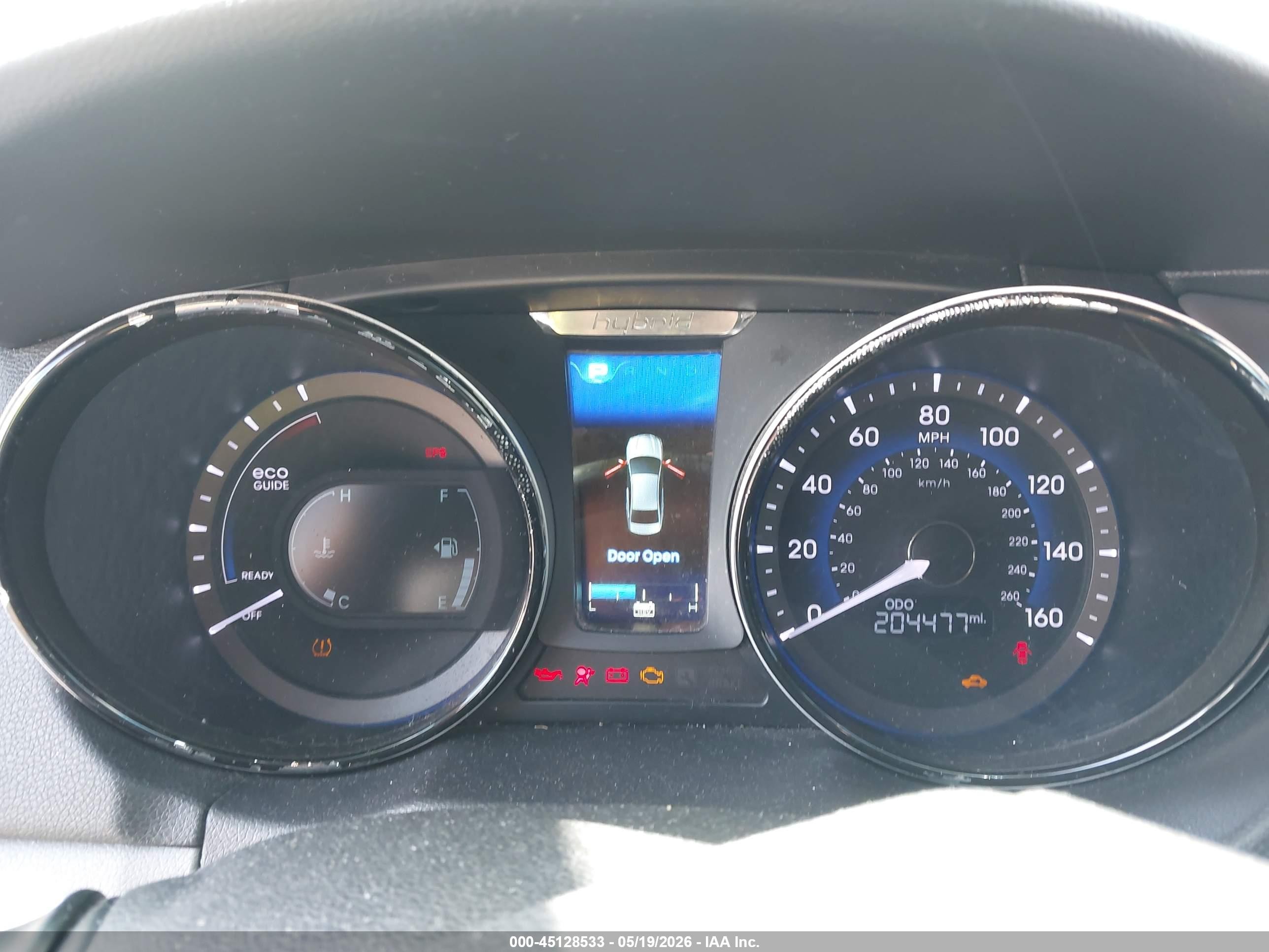 2013 Hyundai Sonata Hybrid Limited Silver vin: KMHEC4A43DA097356