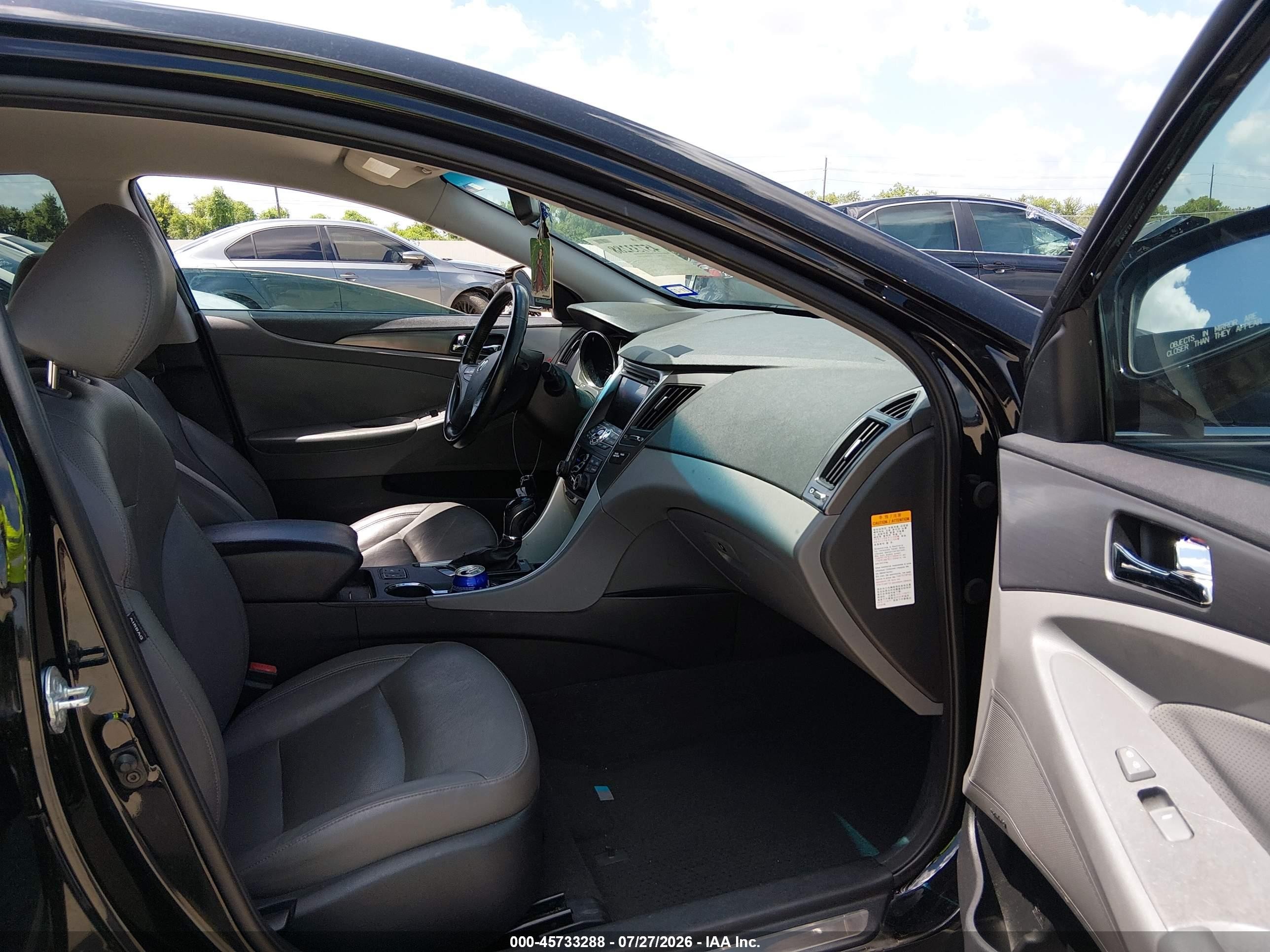 2013 Hyundai Sonata Hybrid Limited Black vin: KMHEC4A43DA100417