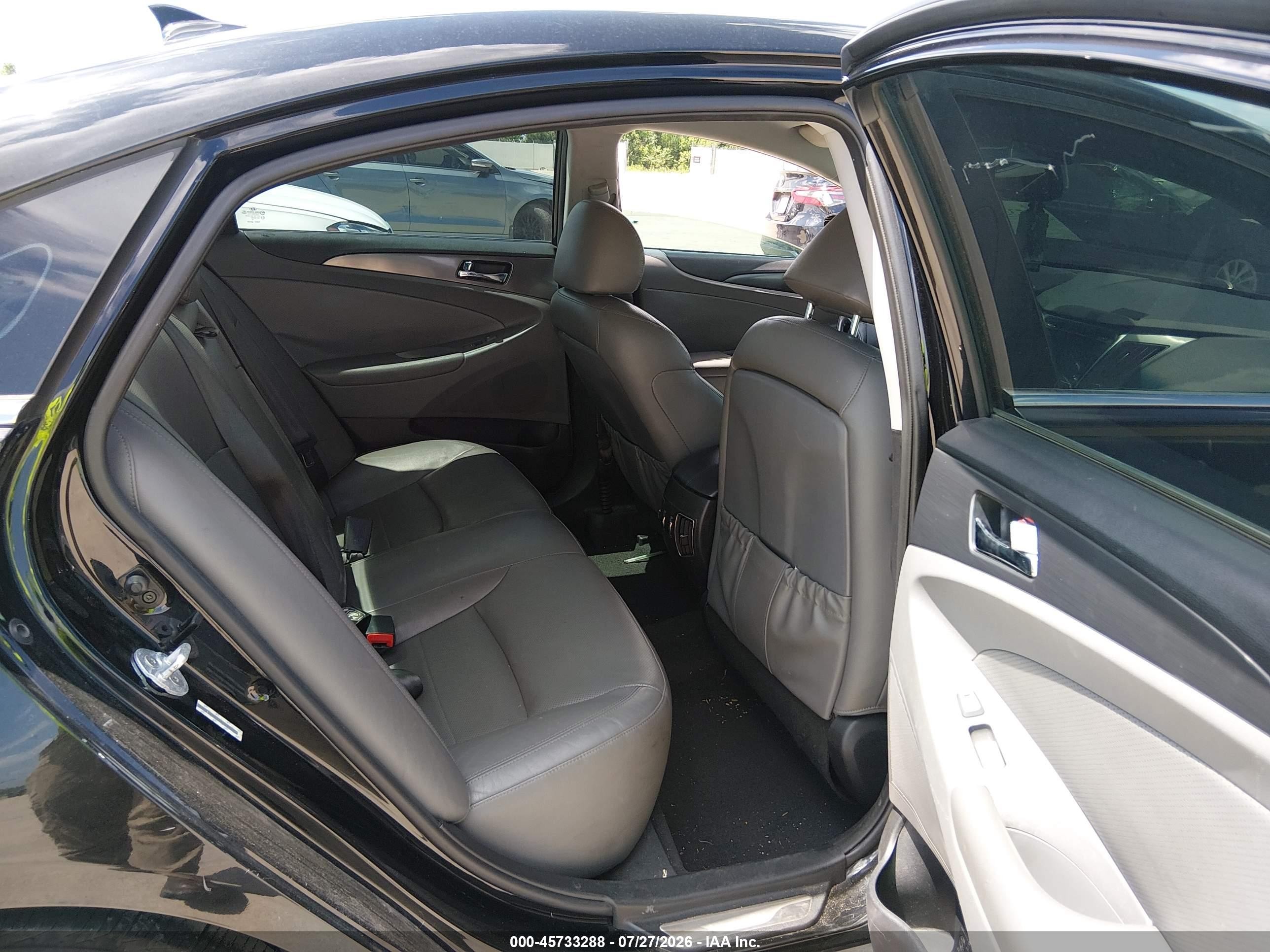 2013 Hyundai Sonata Hybrid Limited Black vin: KMHEC4A43DA100417