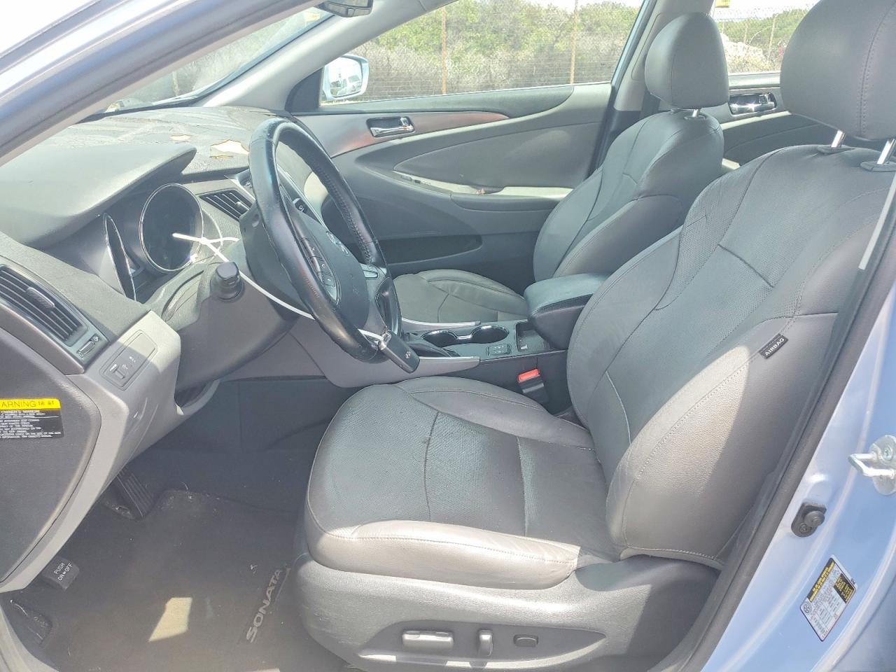 2014 Hyundai Sonata Hybrid Limited Blue vin: KMHEC4A43EA106638
