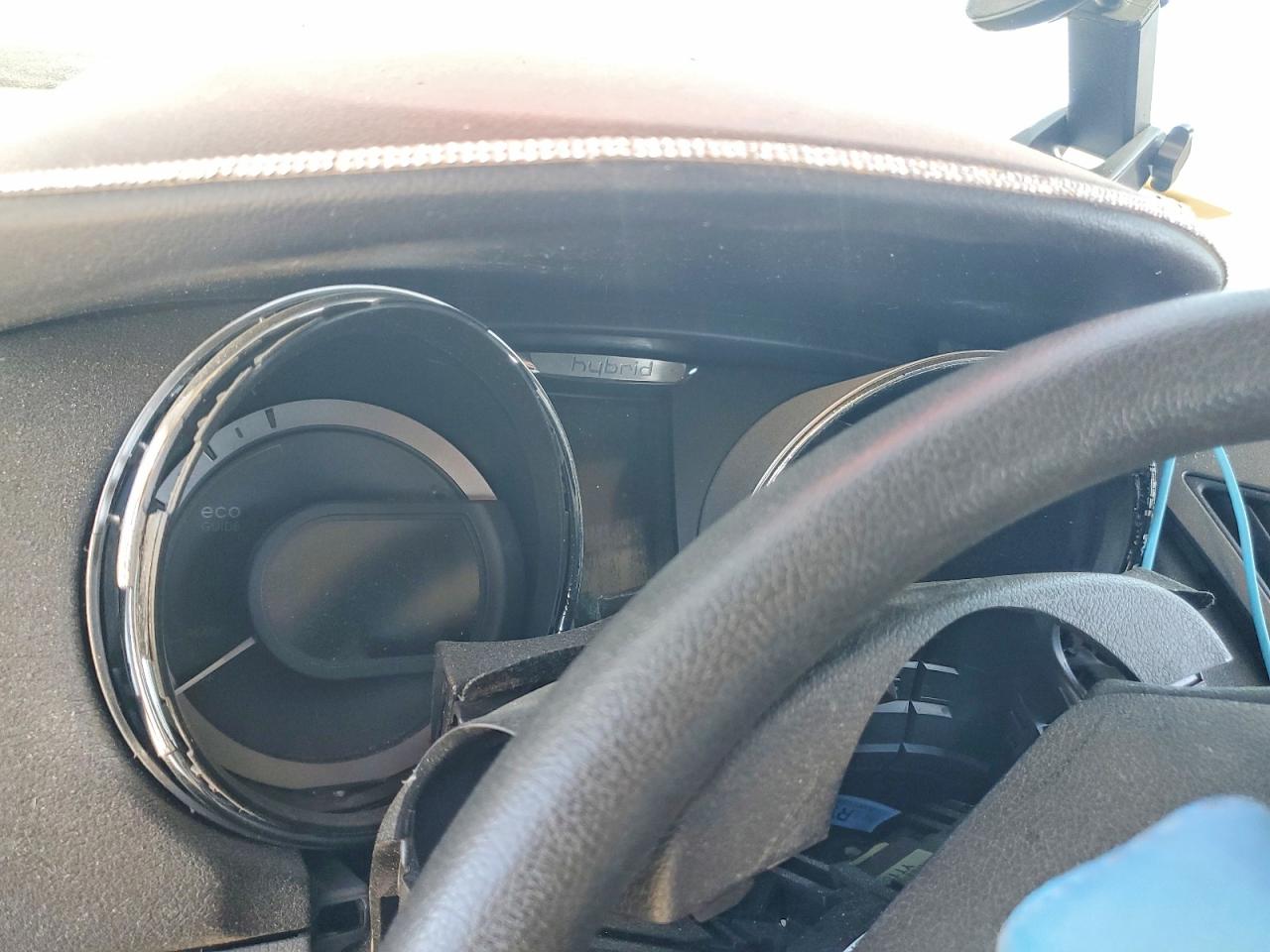 2014 Hyundai Sonata Hybrid Blue vin: KMHEC4A43EA114058