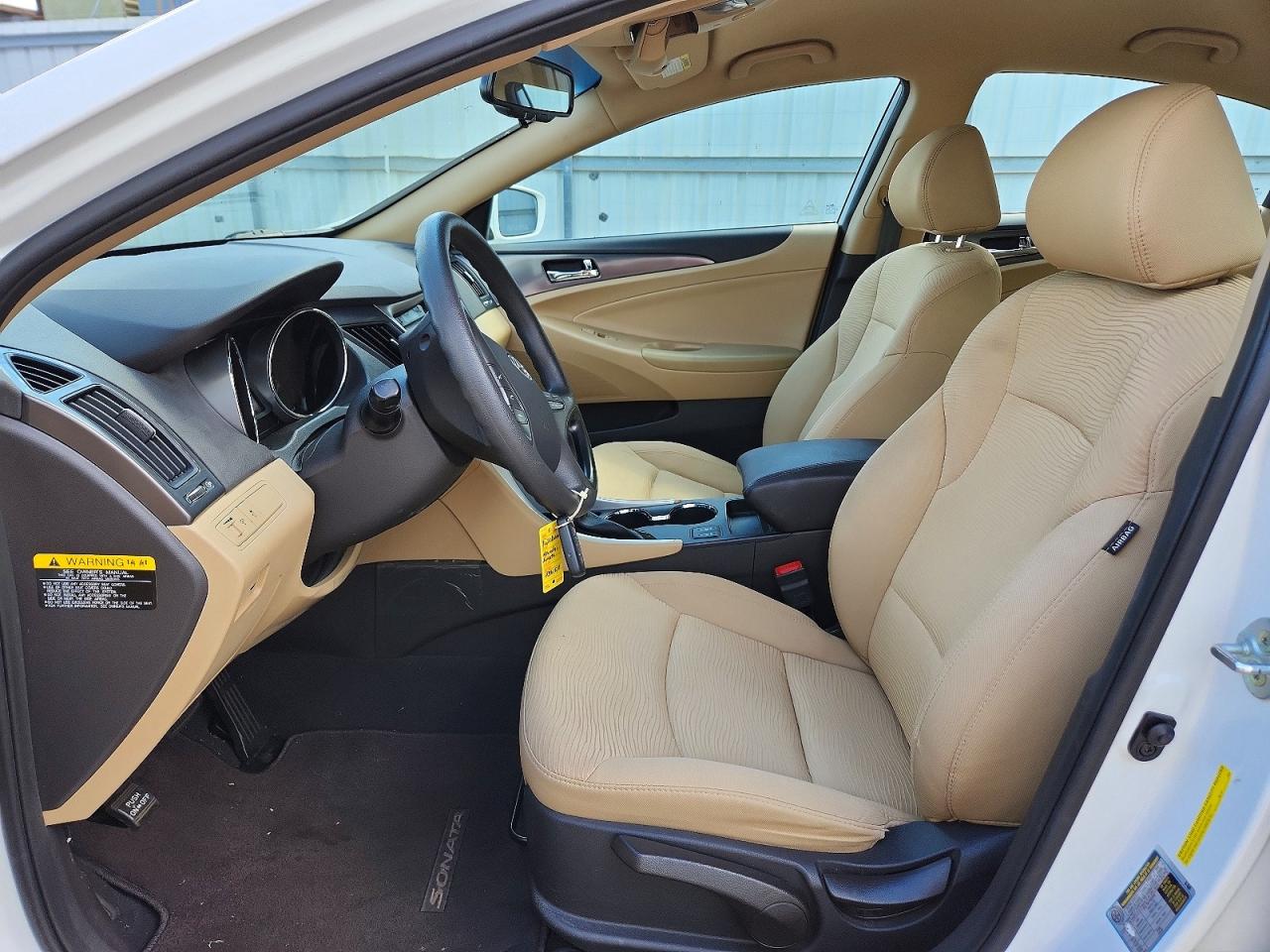 2014 Hyundai Sonata Hybrid White vin: KMHEC4A43EA114531