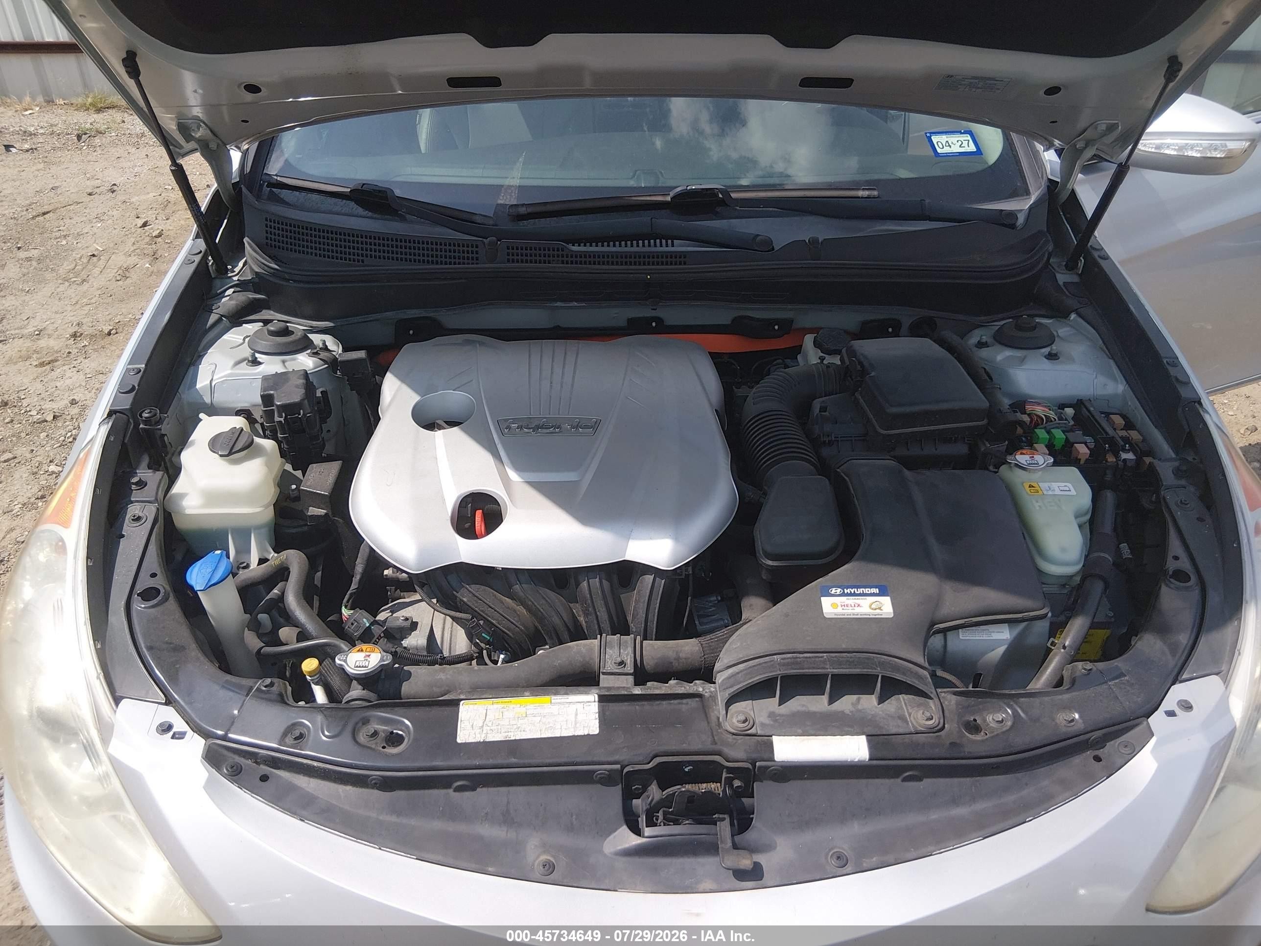 2014 Hyundai Sonata Hybrid Limited Silver vin: KMHEC4A43EA116389