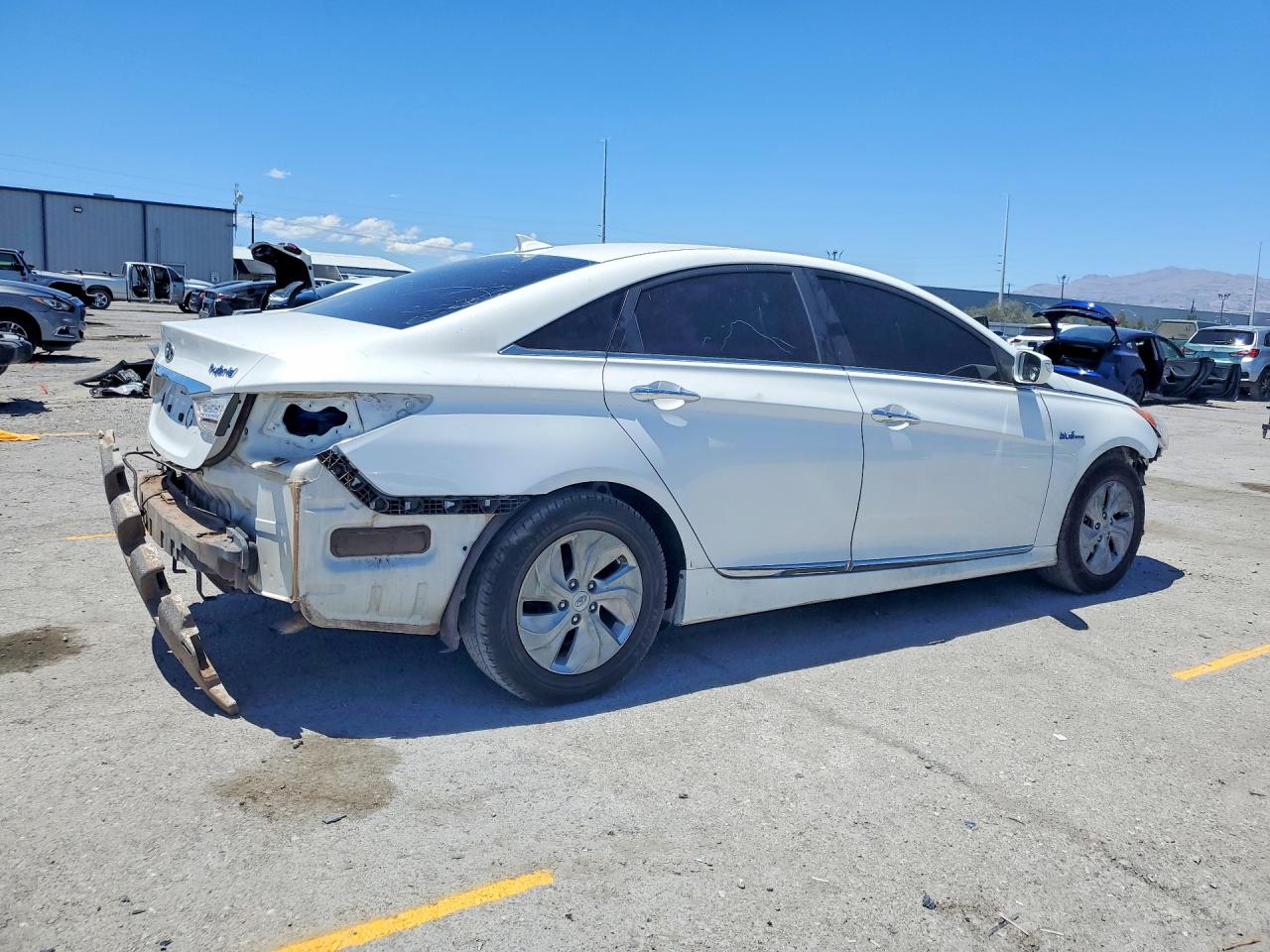 2014 Hyundai Sonata Hybrid Gray vin: KMHEC4A43EA116716