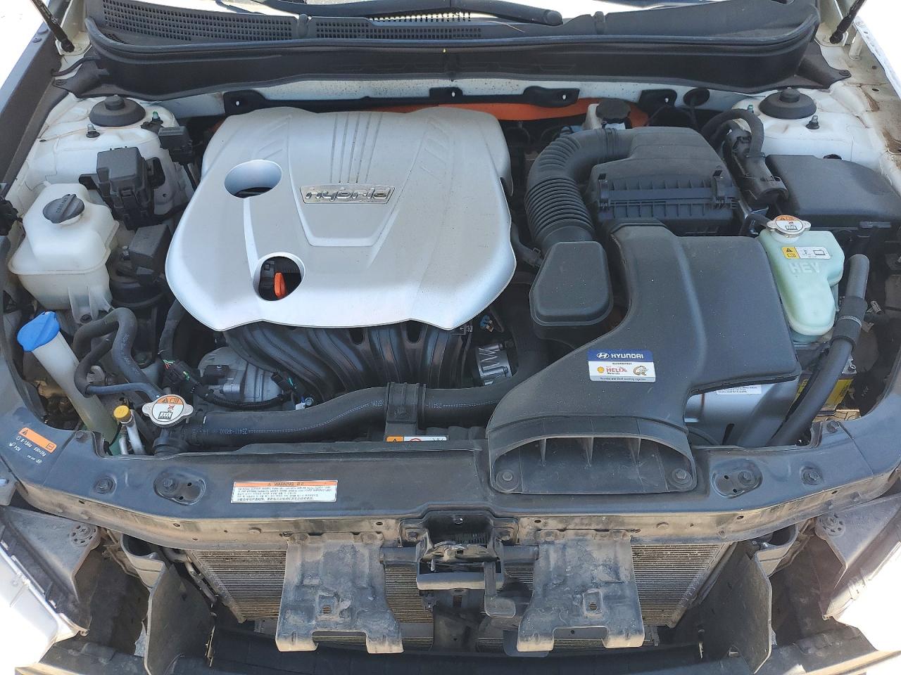 2014 Hyundai Sonata Hybrid Gray vin: KMHEC4A43EA116716