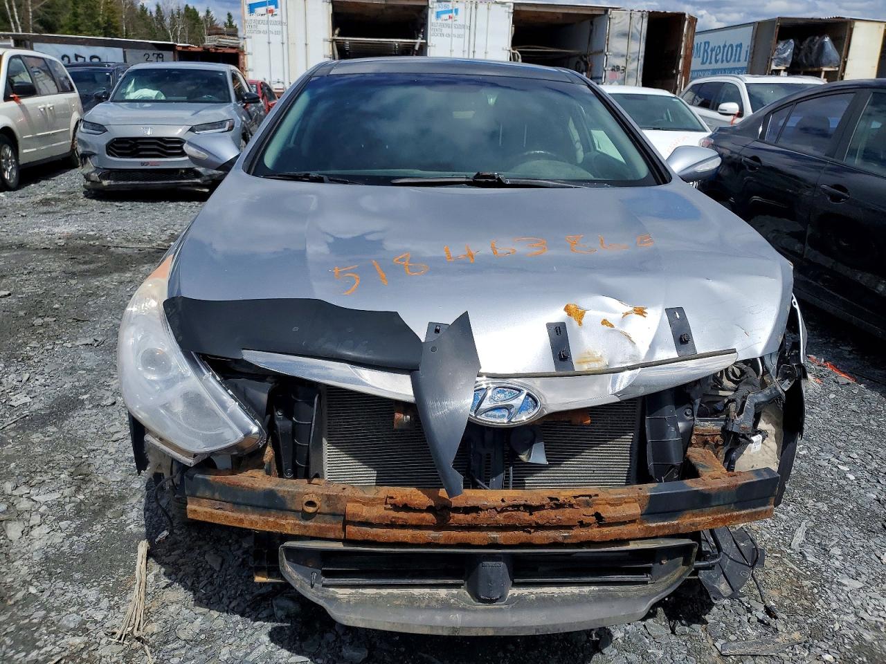 2014 Hyundai Sonata Hybrid Gray vin: KMHEC4A43EA118529