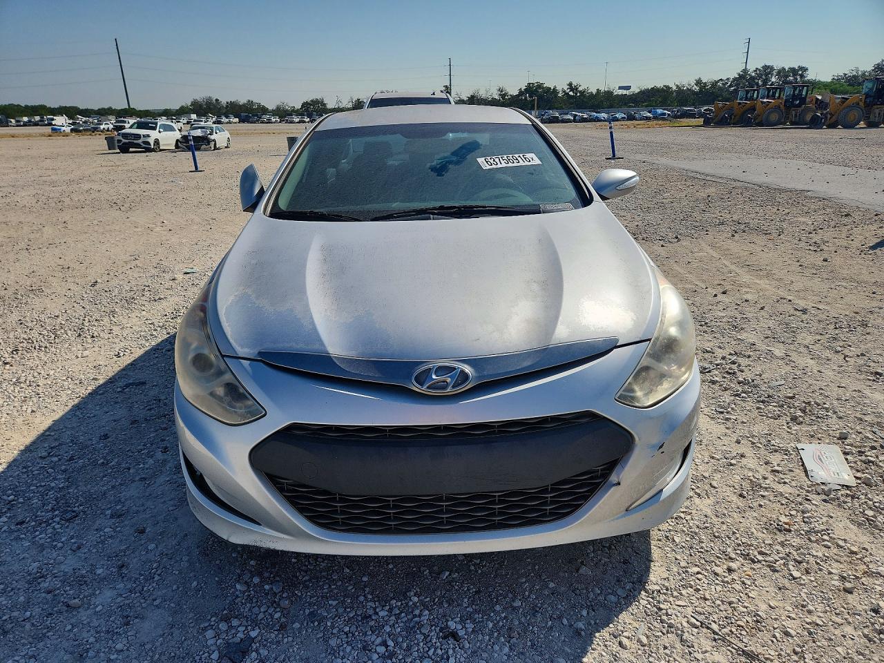 2015 Hyundai Sonata Hybrid Base Silver vin: KMHEC4A43FA119276