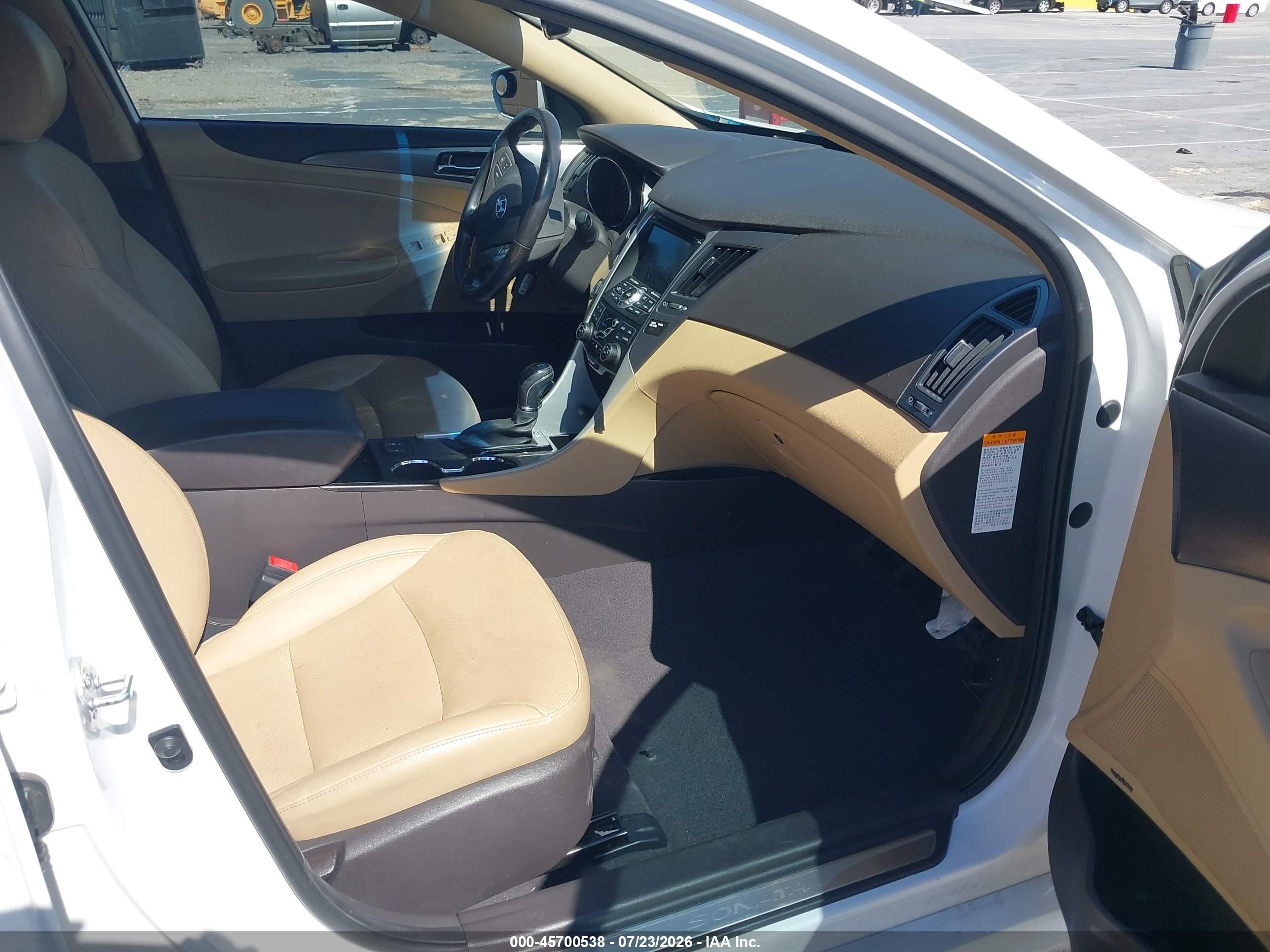 2015 Hyundai Sonata Hybrid Limited White vin: KMHEC4A43FA120850